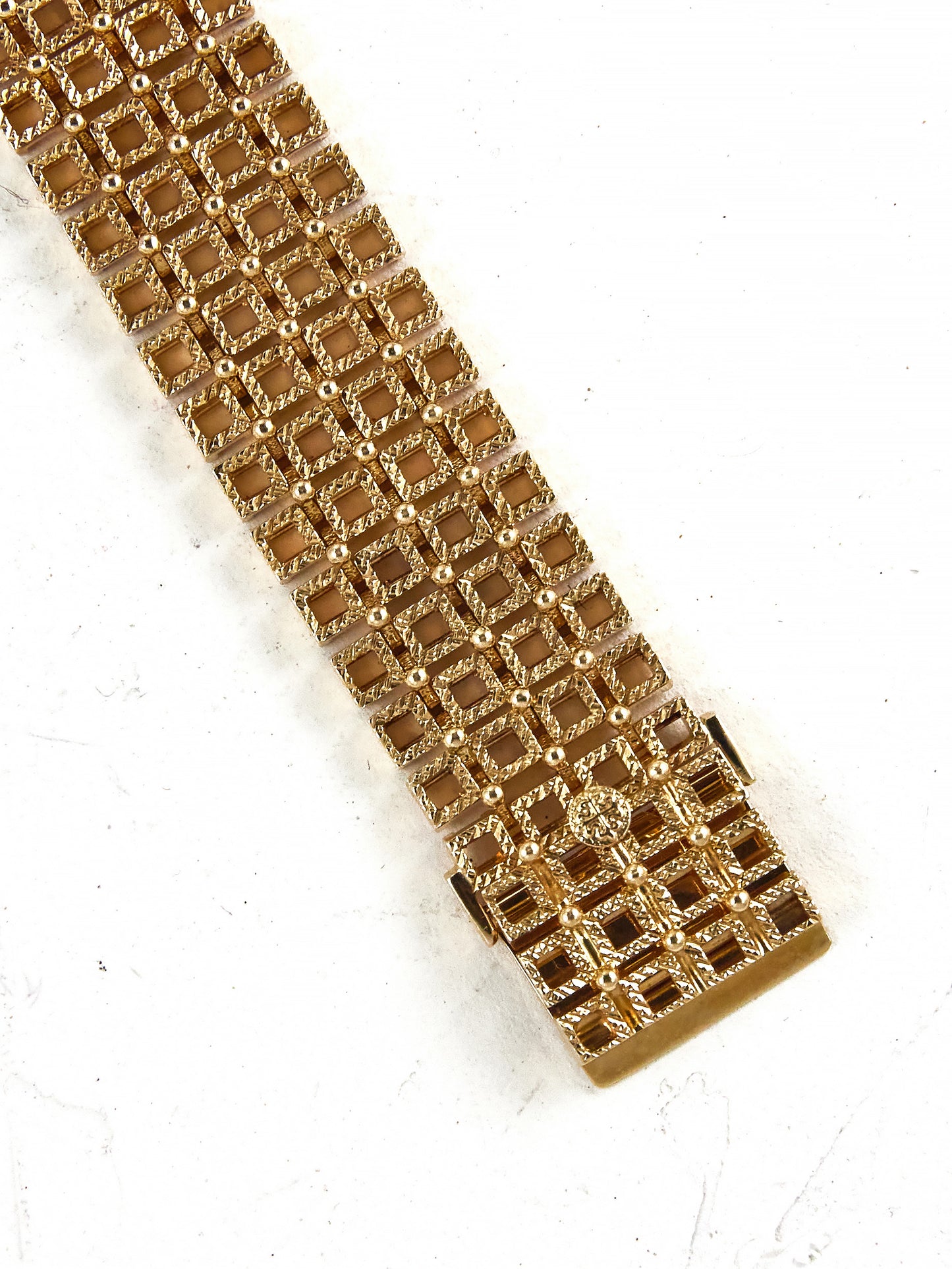 PATEK PHILIPPE ONLY TIME YELLOW GOLD BROWN DIAL WITH BRACELET