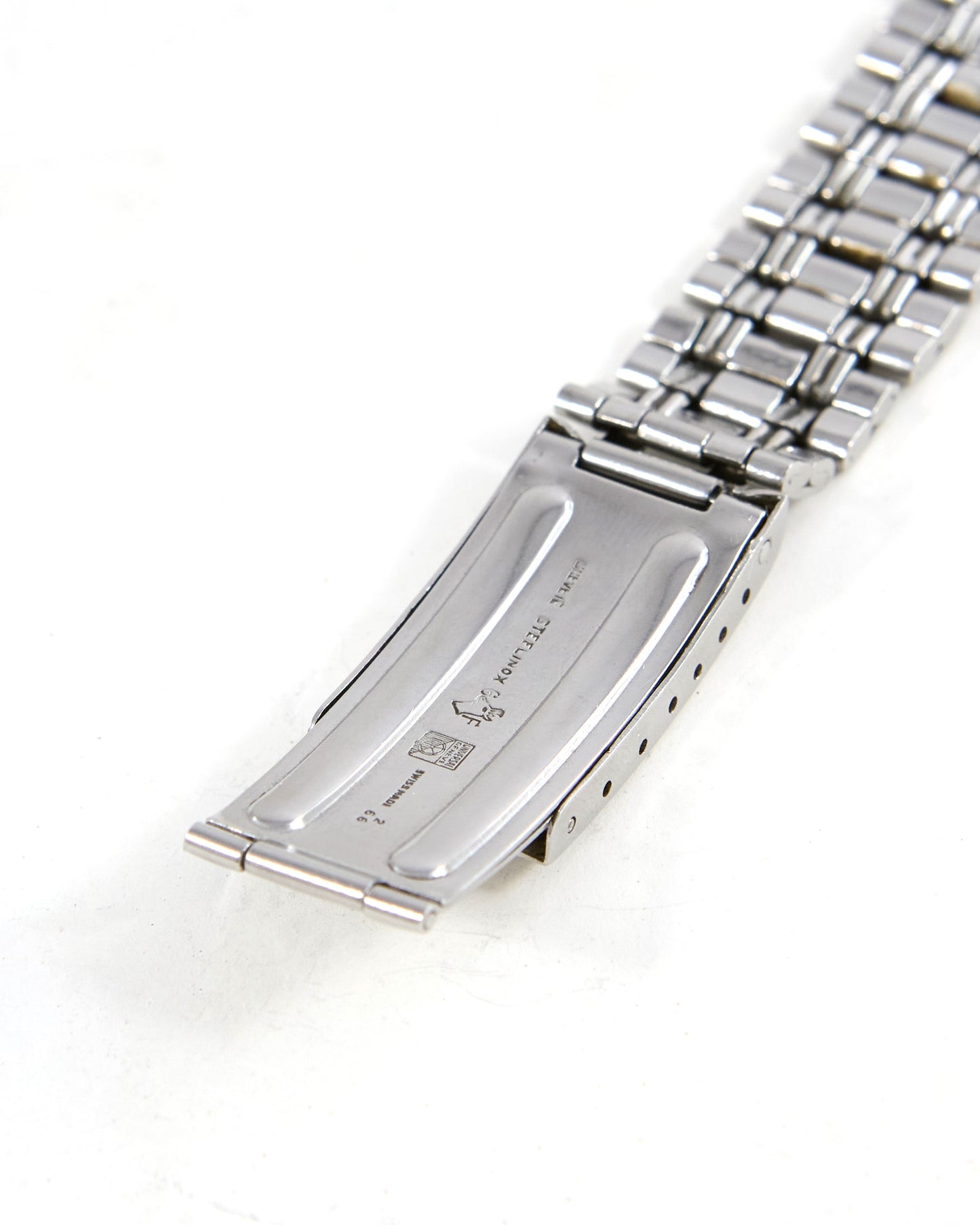 Universal Geneve Polerouter Automatic Blue Dial in Steel with Gay Freres Bracelet