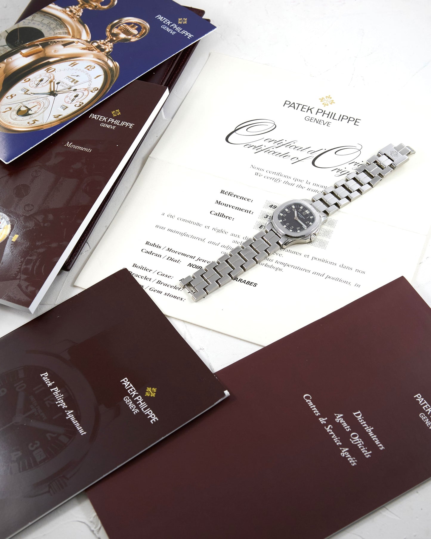 Patek Philippe Aquanaut 4960 Quartz with Papers