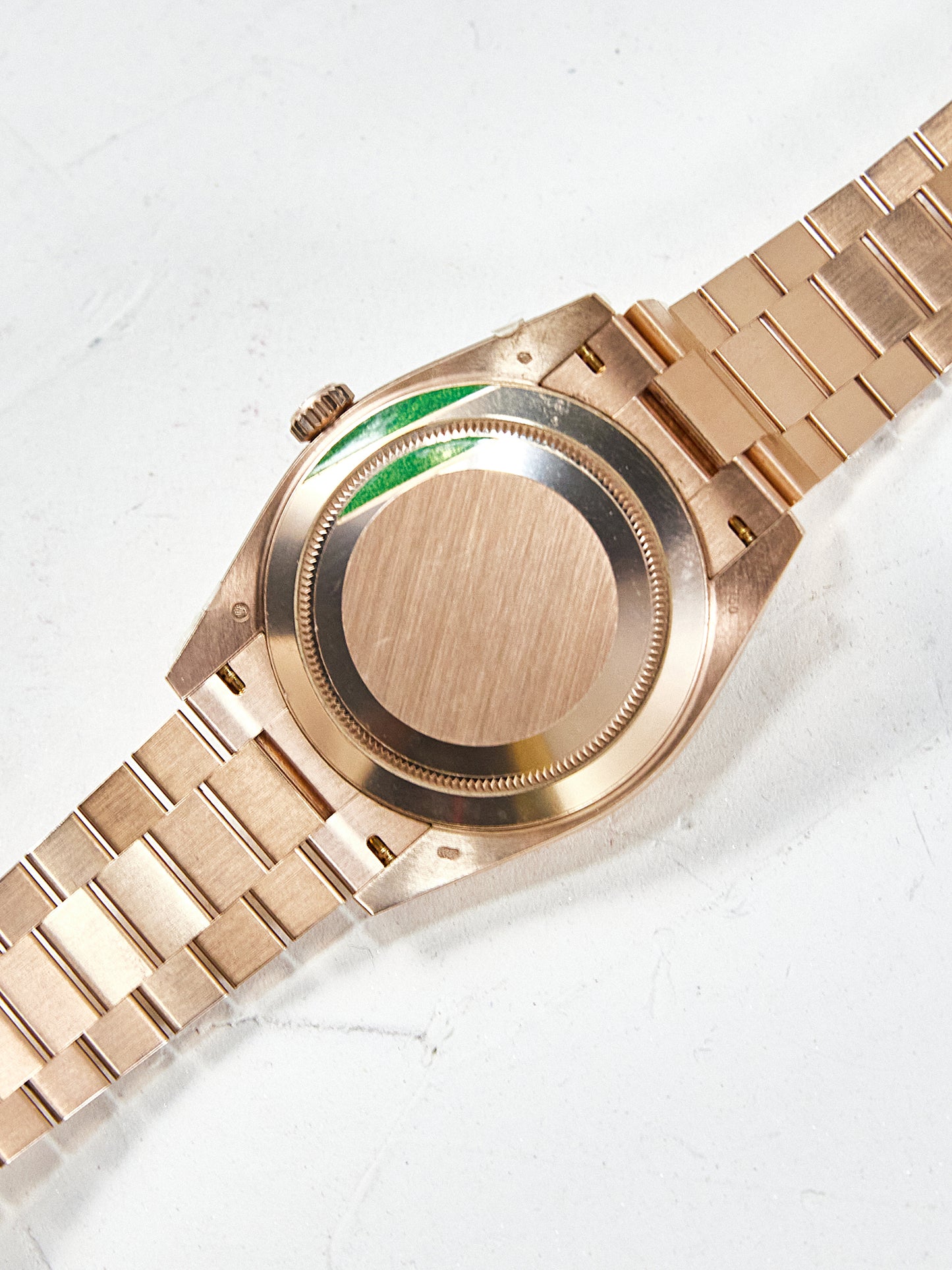 Rolex Day-Date II 228235 Anniversary Dial in Everose with Box & Papers