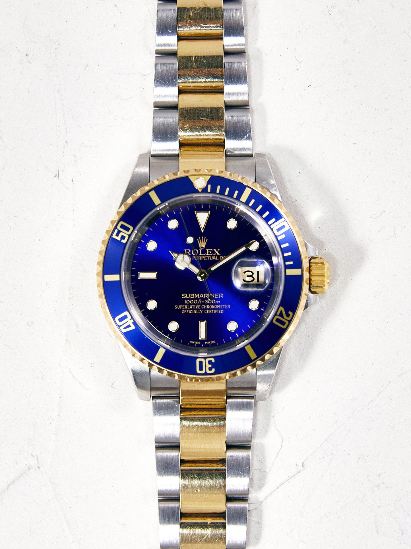 ROLEX BLUE 2-TONE SUBMARINER