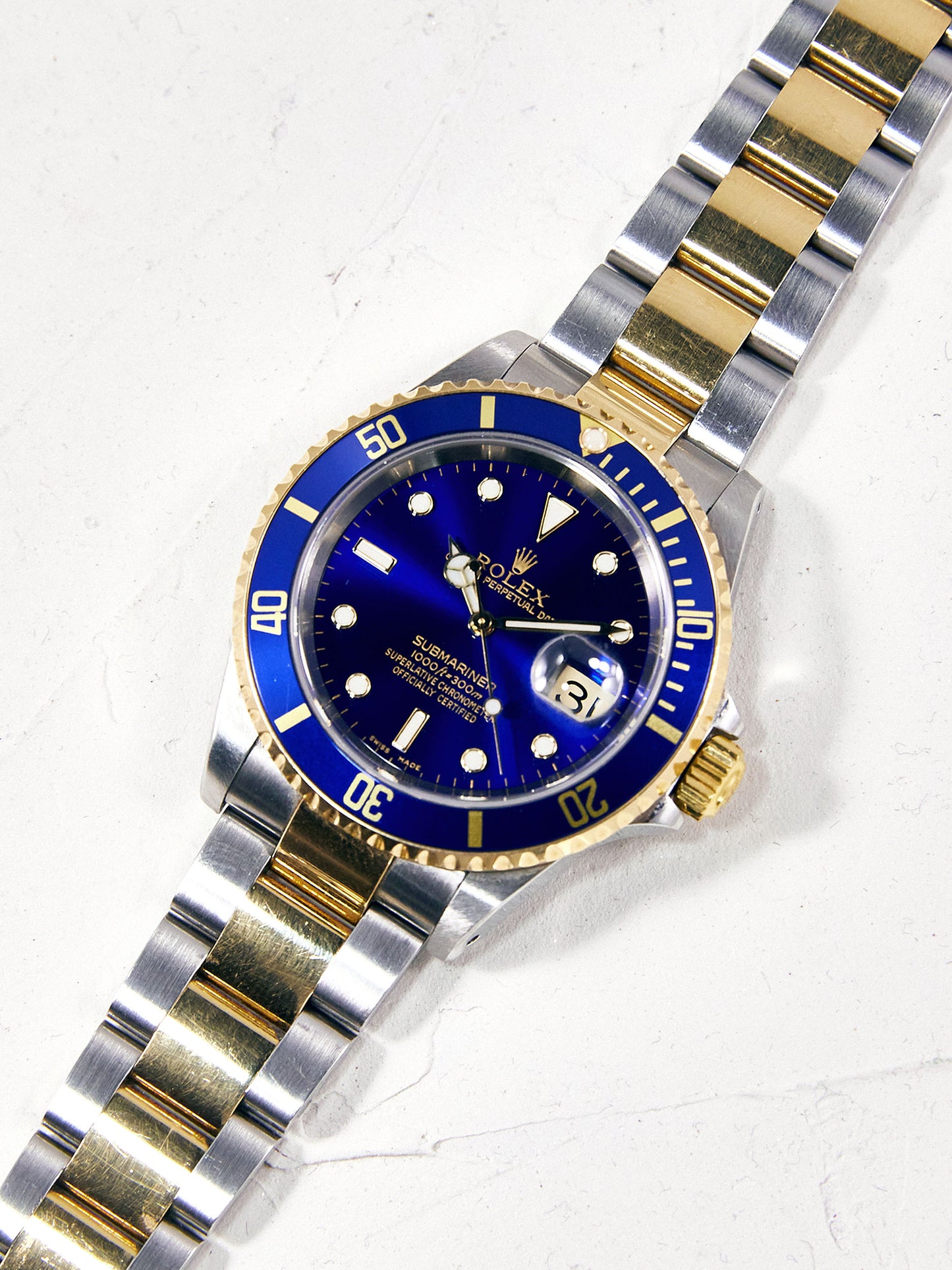 ROLEX BLUE 2-TONE SUBMARINER
