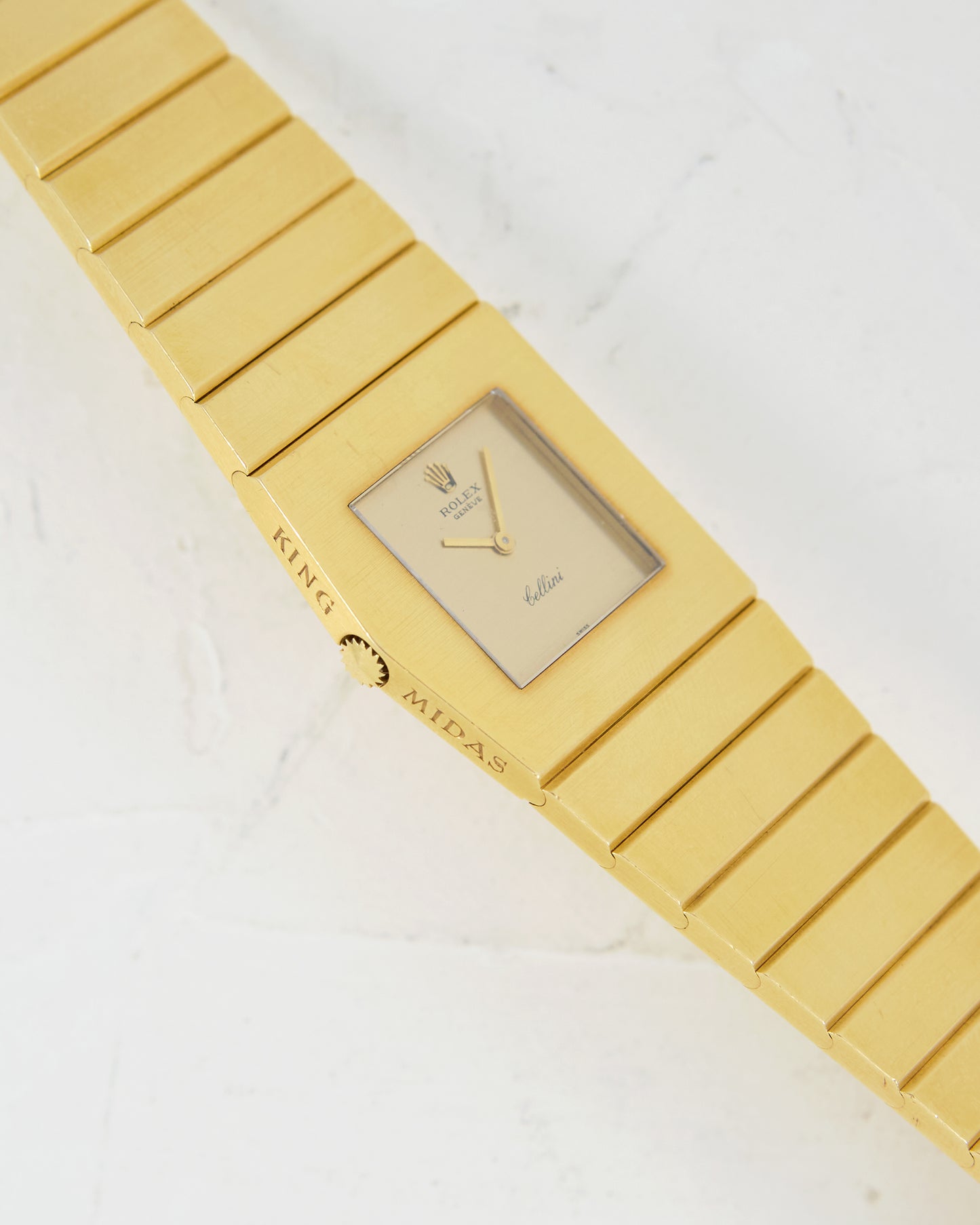 ROLEX KING MIDAS CELLINI ASYMMETRICAL IN YELLOW GOLD