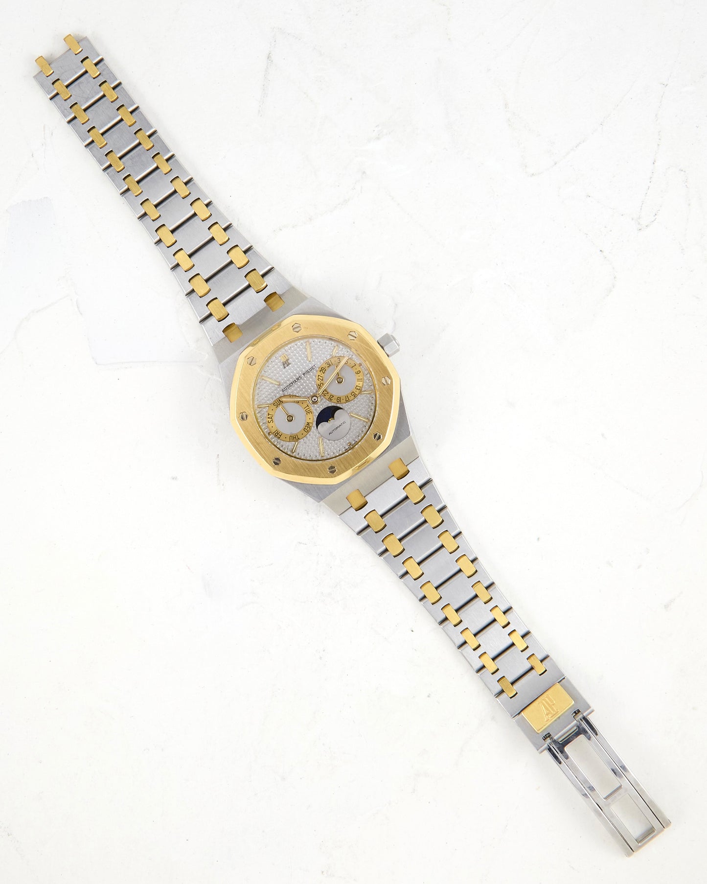 Audemars Piguet Royal Oak Day-Date Moonphase 25594SA in Steel & Gold Case