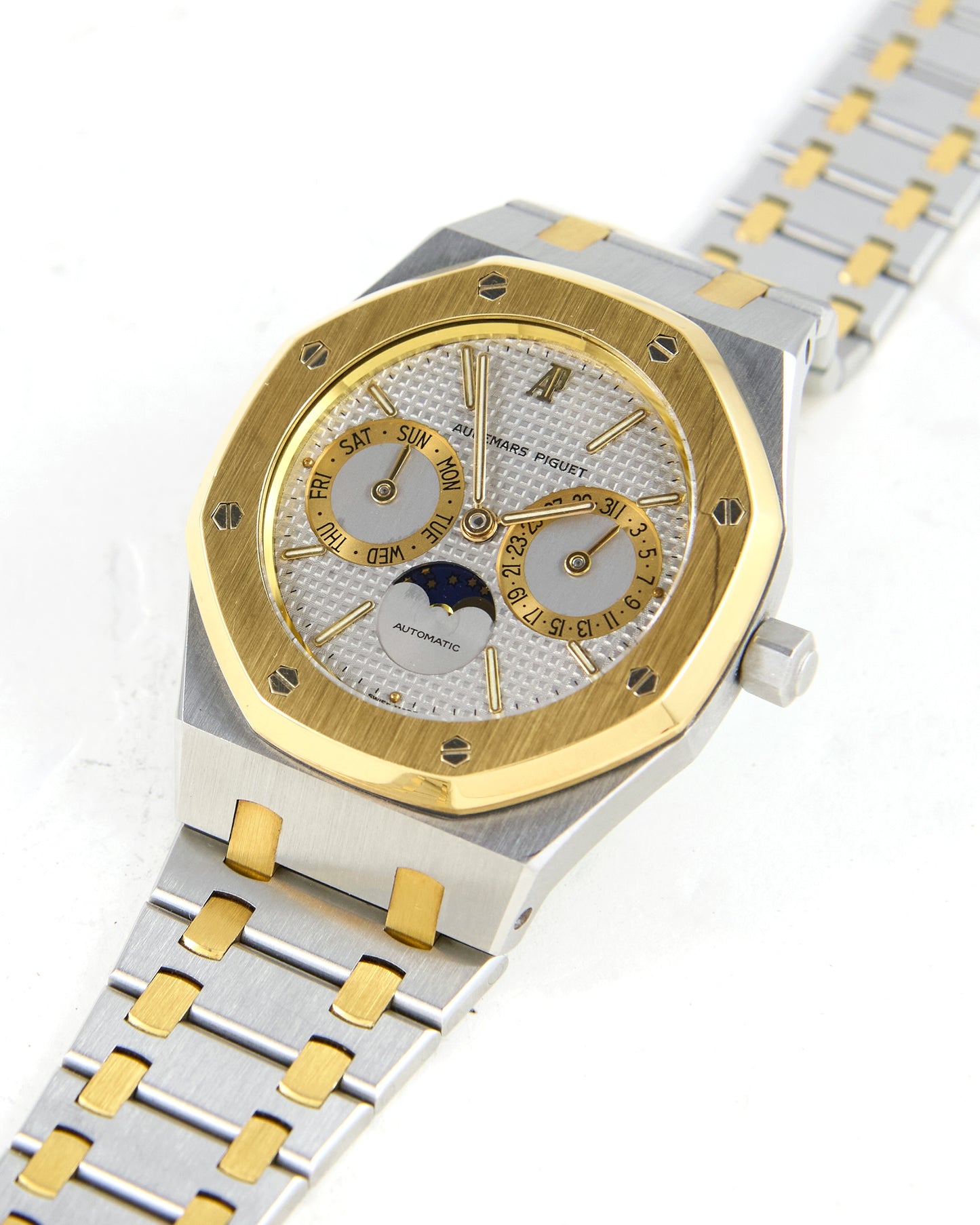 Audemars Piguet Royal Oak Day-Date Moonphase 25594SA in Steel & Gold Case