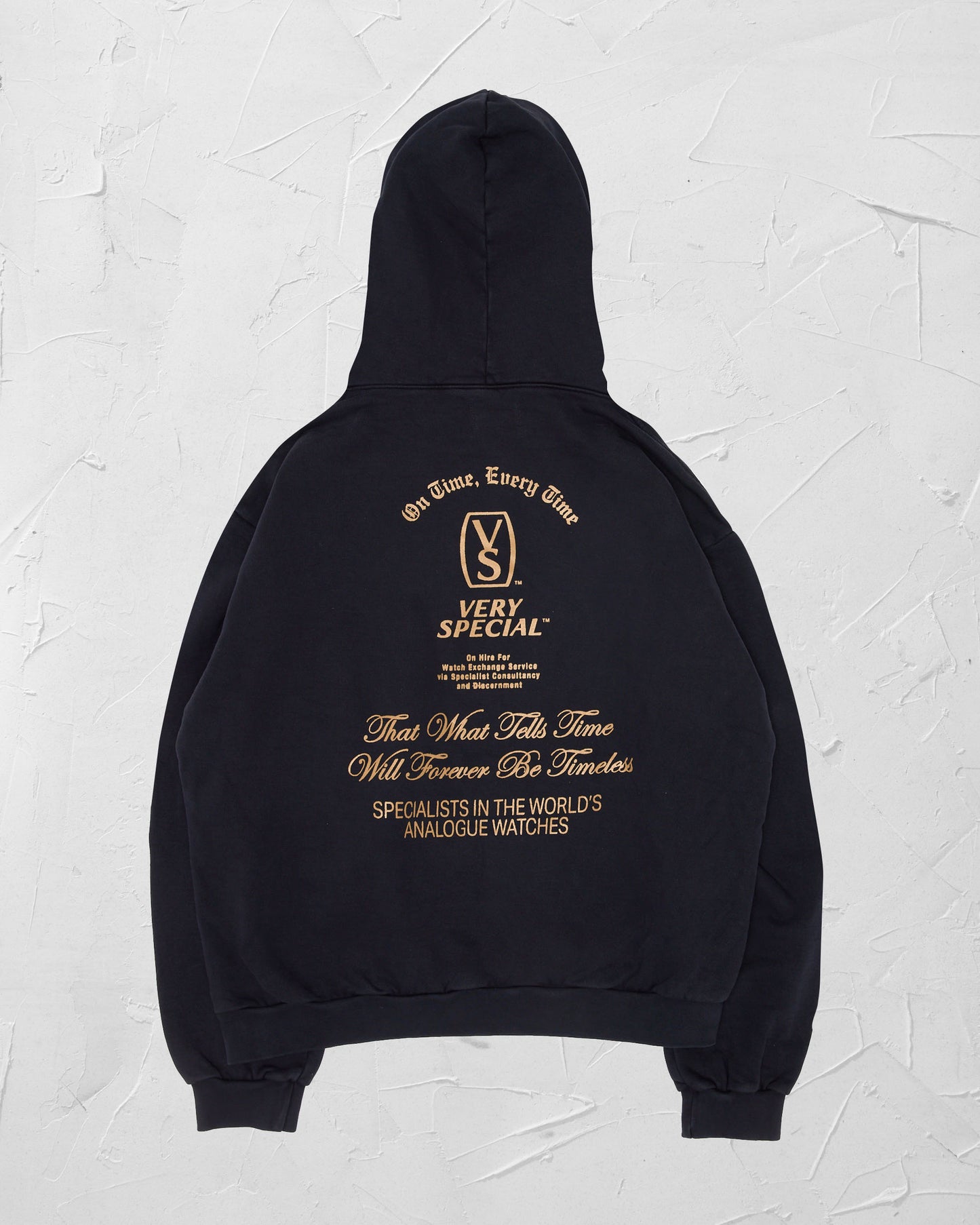 VERY SPECIAL - SCRIPT HOODIE - BLACK