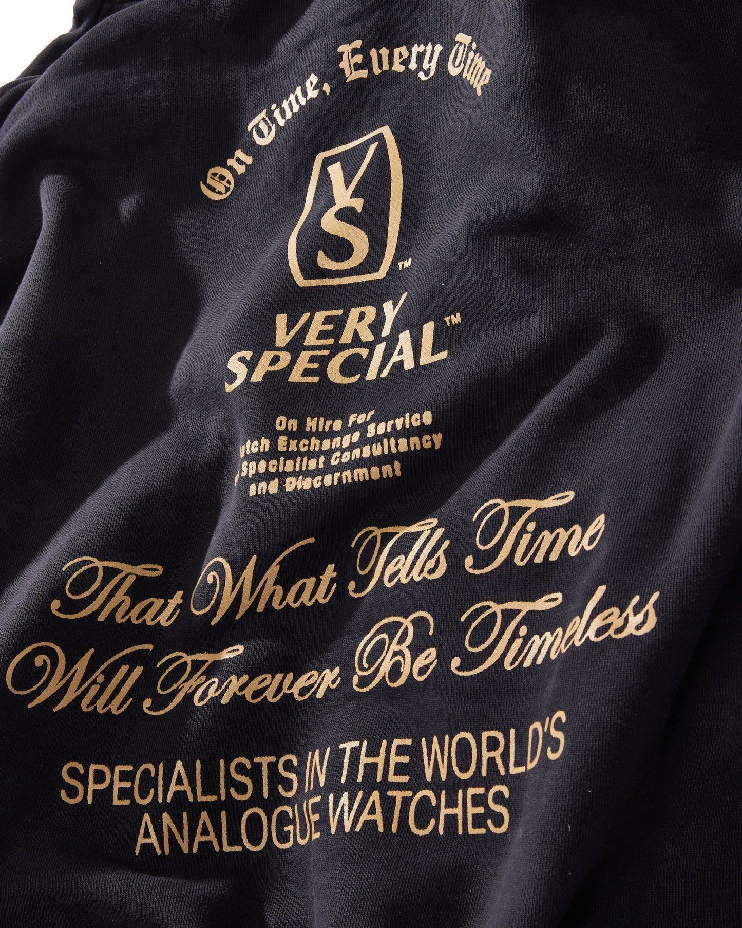 VERY SPECIAL - SCRIPT HOODIE - BLACK