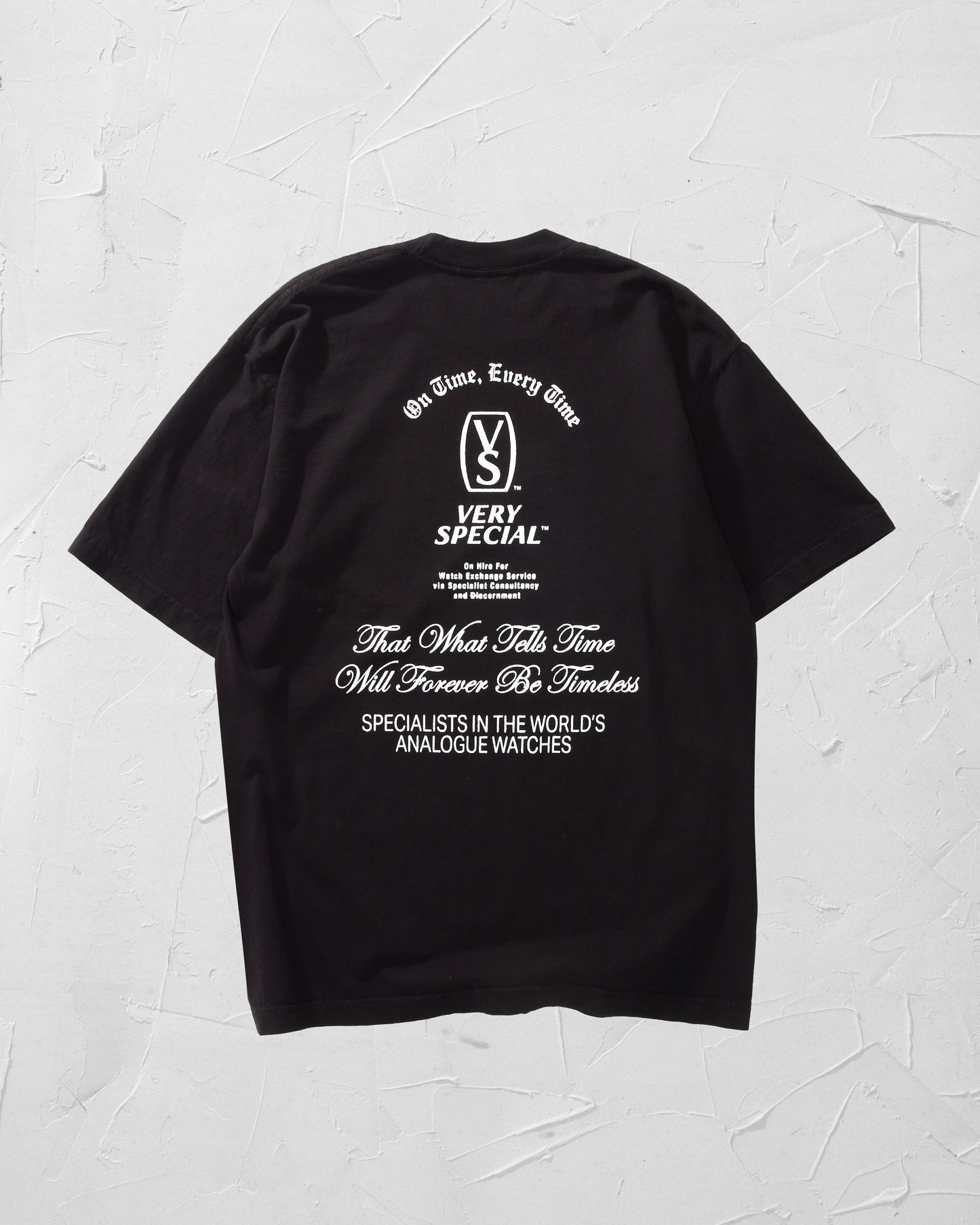 VERY SPECIAL - SCRIPT TEE - BLACK