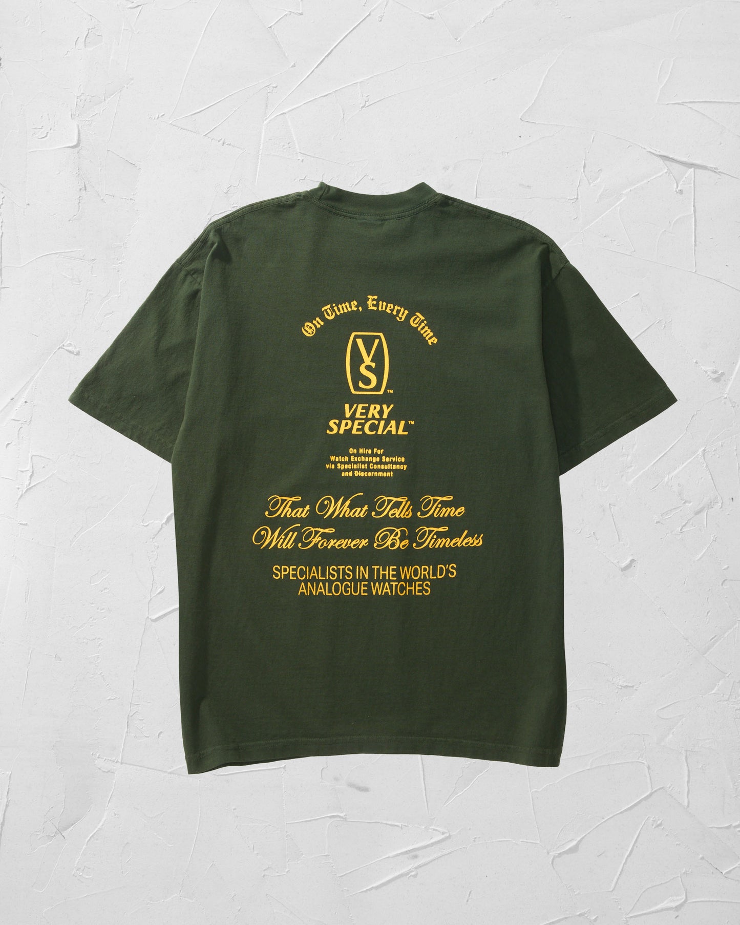 VERY SPECIAL - SCRIPT TEE - GREEN