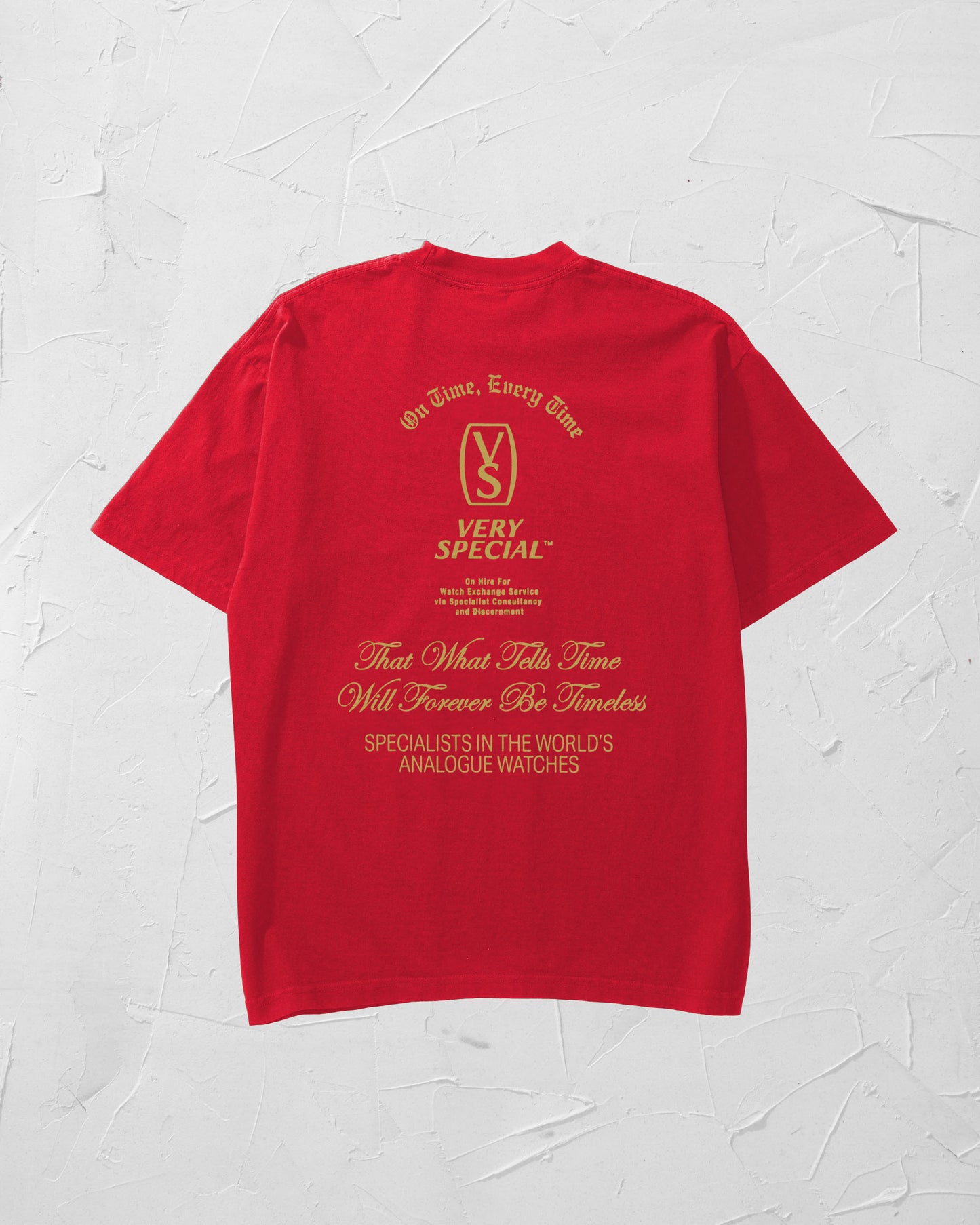 VERY SPECIAL - SCRIPT TEE - RED