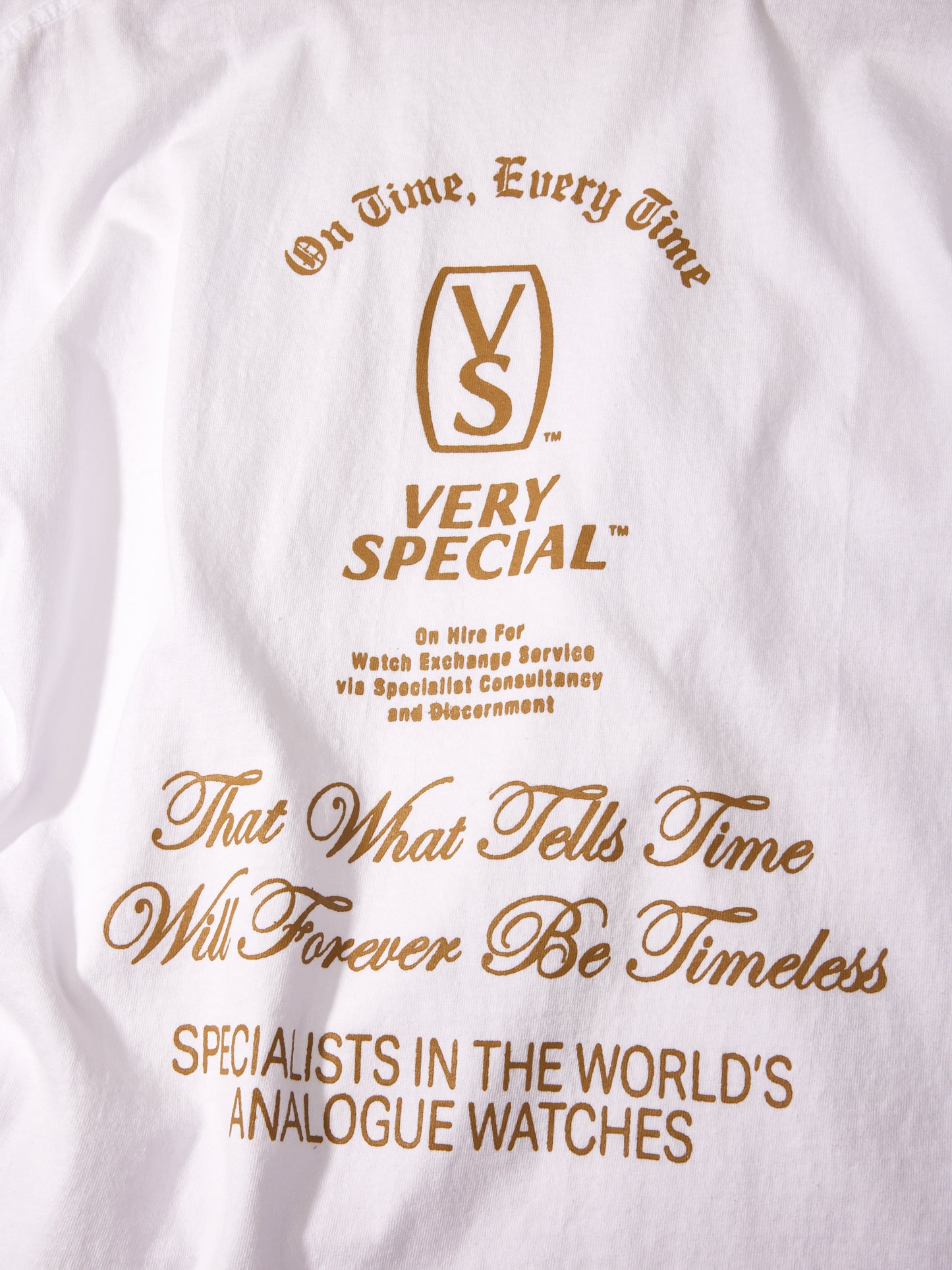 VERY SPECIAL - SCRIPT TEE - WHITE