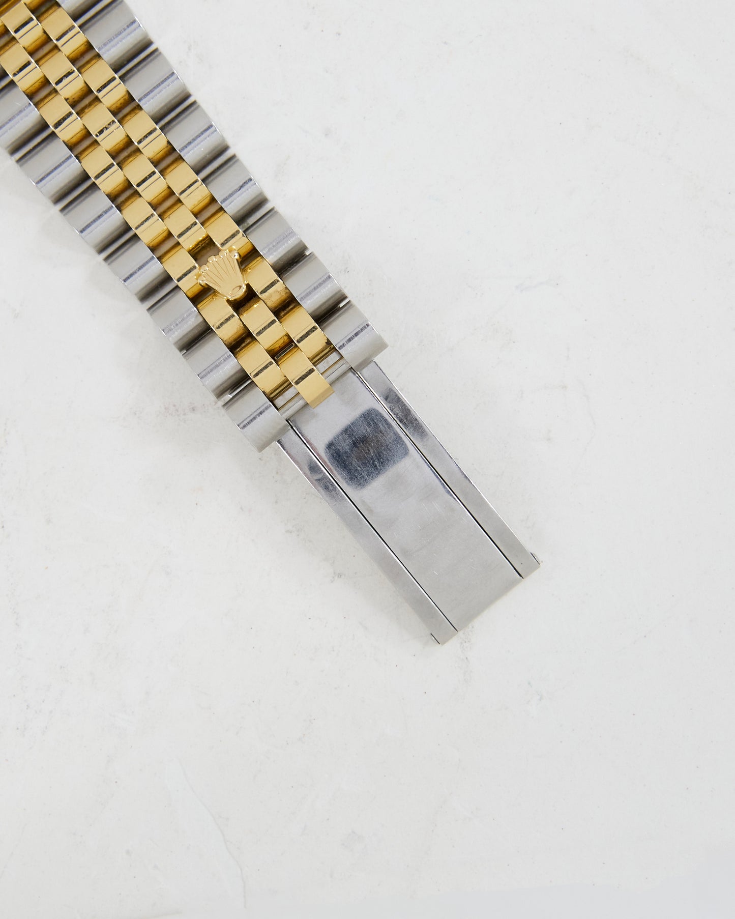 ROLEX DATEJUST IN STEEL & GOLD WITH HIDDEN CLASP JUBILEE BRACELET