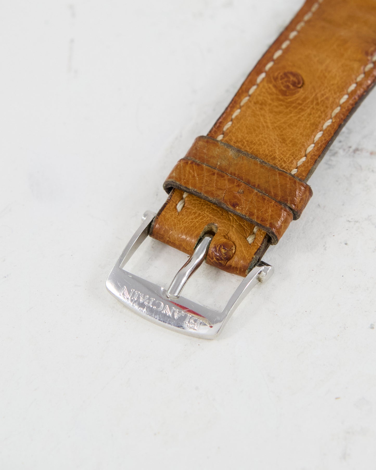 Blancpain Villeret in Platinum with Skeleton Dial on Strap and Buckle