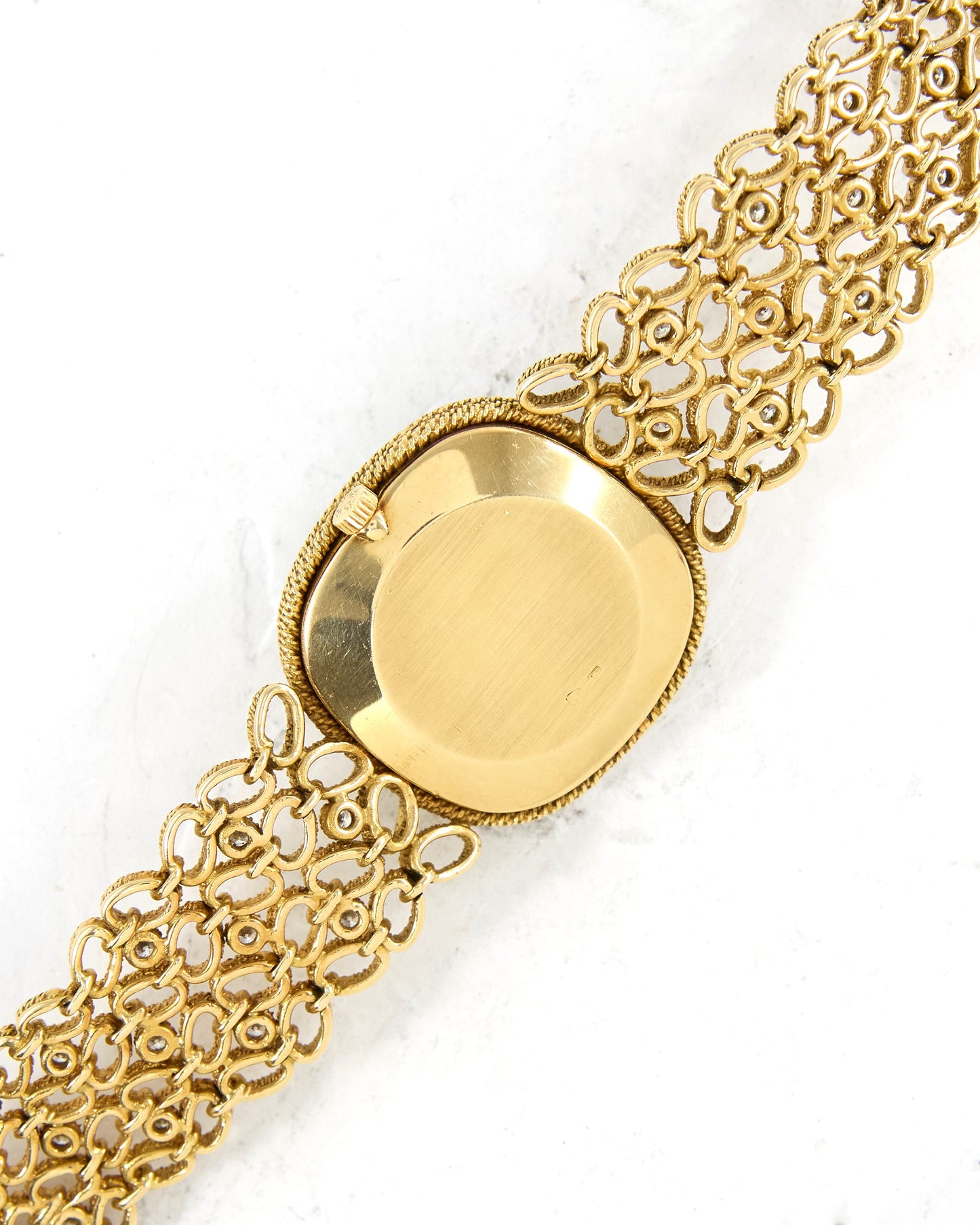 Patek Philippe Ellipse 4433/1 Onyx Diamond Dial in Yellow Gold with Extract of Archives