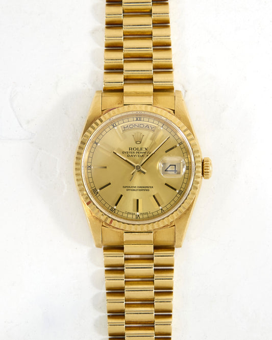 Rolex Day-Date Champagne Dial in Unpolished Condition