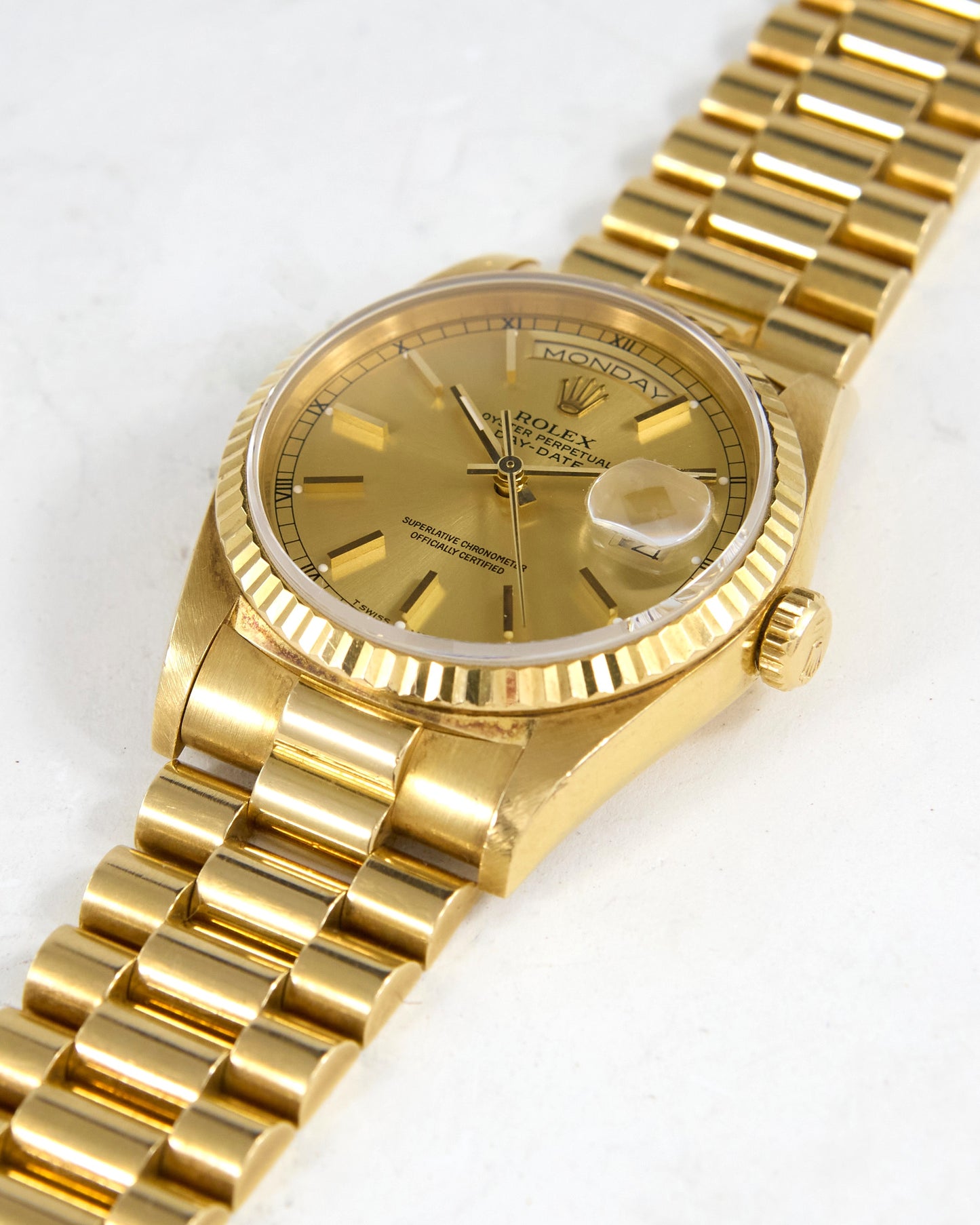 Rolex Day-Date Champagne Dial in Unpolished Condition