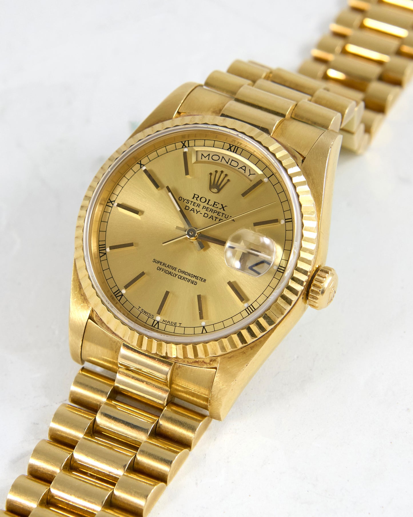 Rolex Day-Date Champagne Dial in Unpolished Condition
