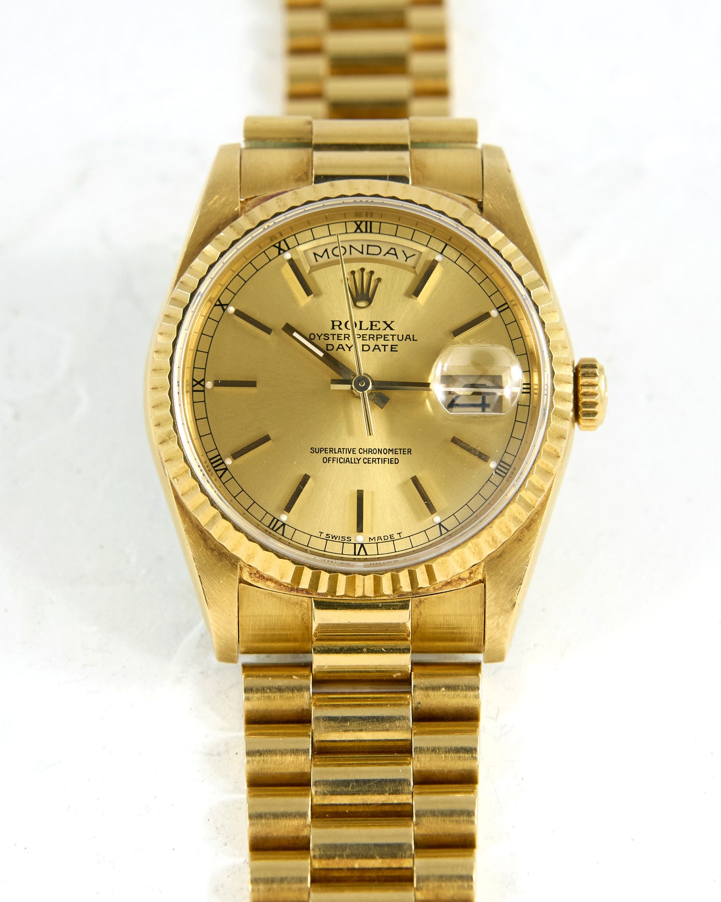 Rolex Day-Date Champagne Dial in Unpolished Condition