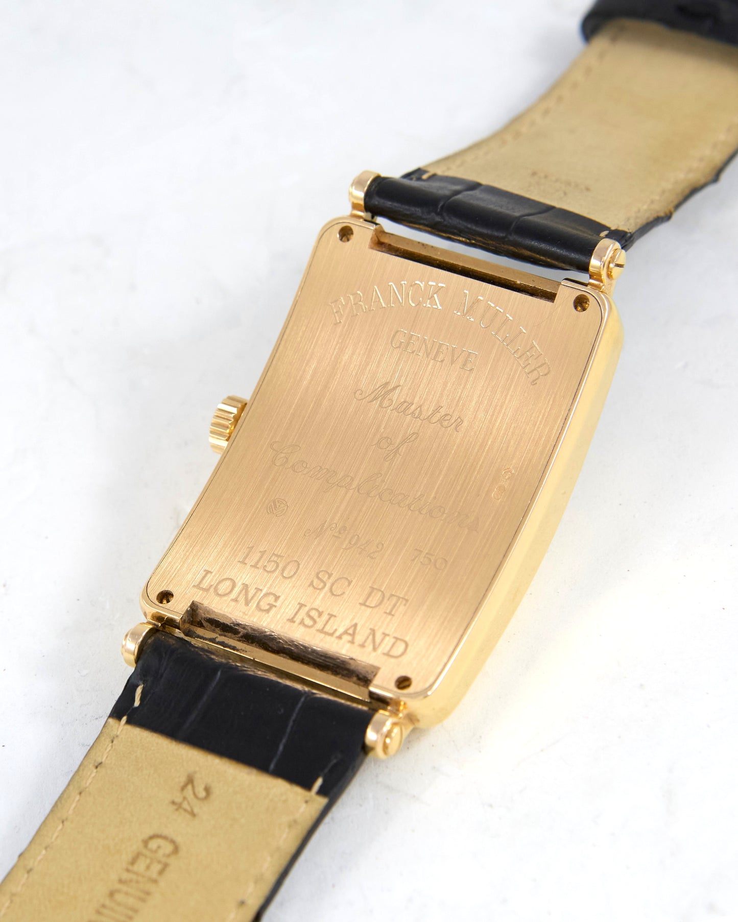 Franck Muller Long Island 1150 SC DT in Yellow Gold Case and Buckle