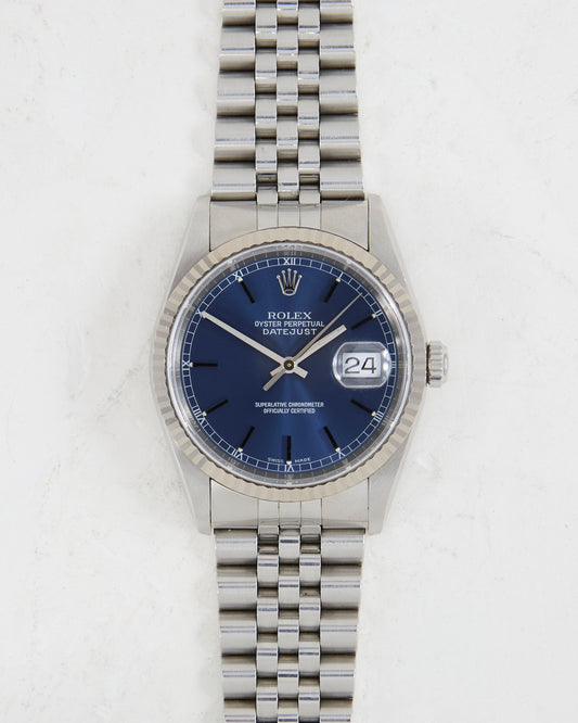 Rolex Datejust Blue Dial on Jubilee Bracelet