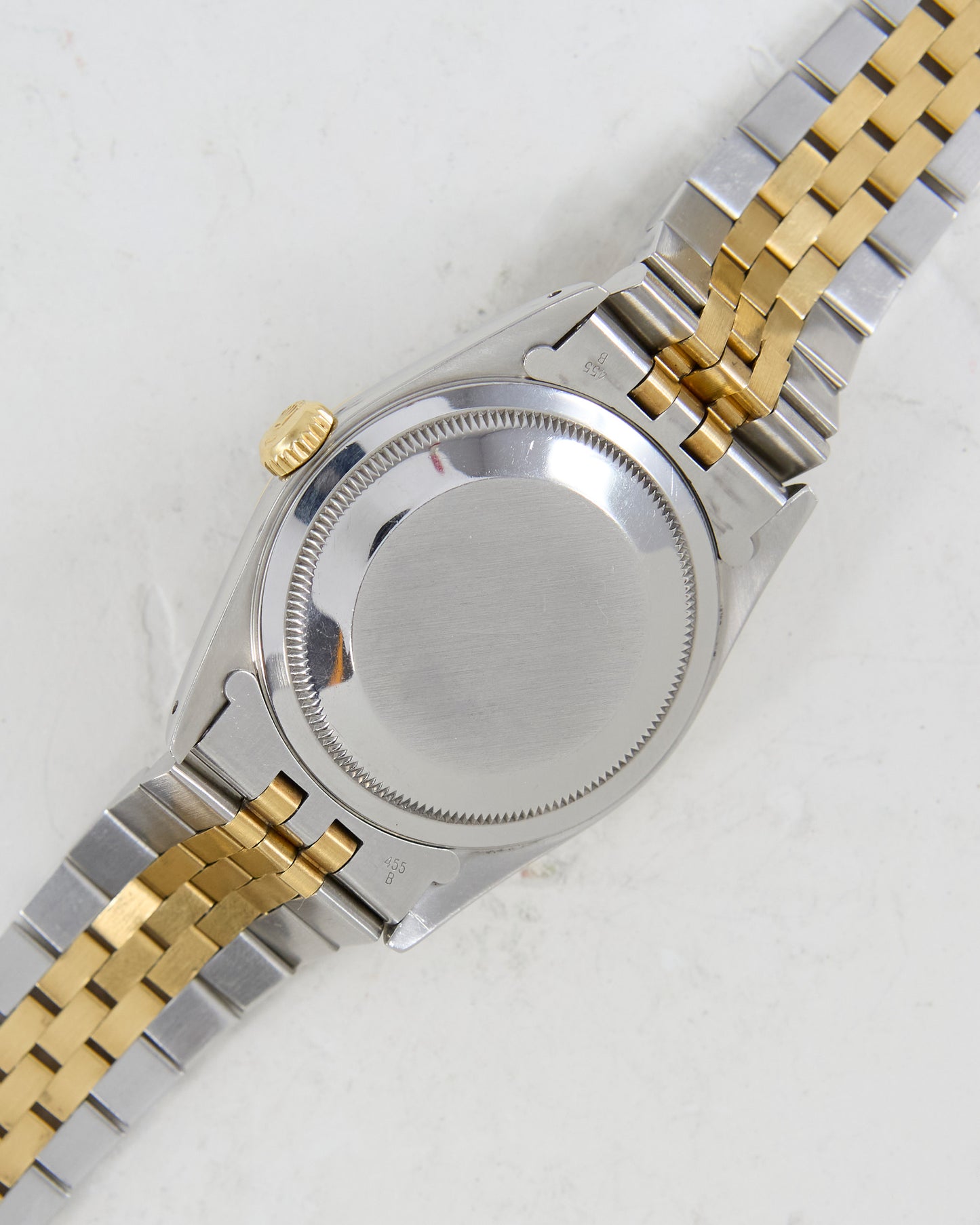 Rolex Datejust in Steel and Gold with Blue Dial on Jubilee Bracelet