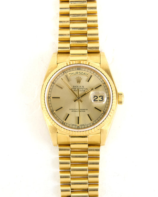 Rolex Day-Date 18038 Faded Champagne Dial
