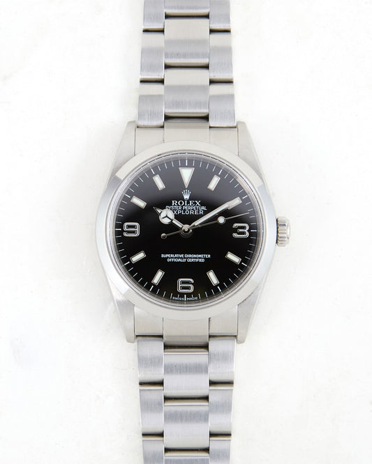 Rolex Explorer I Unpolished with Papers