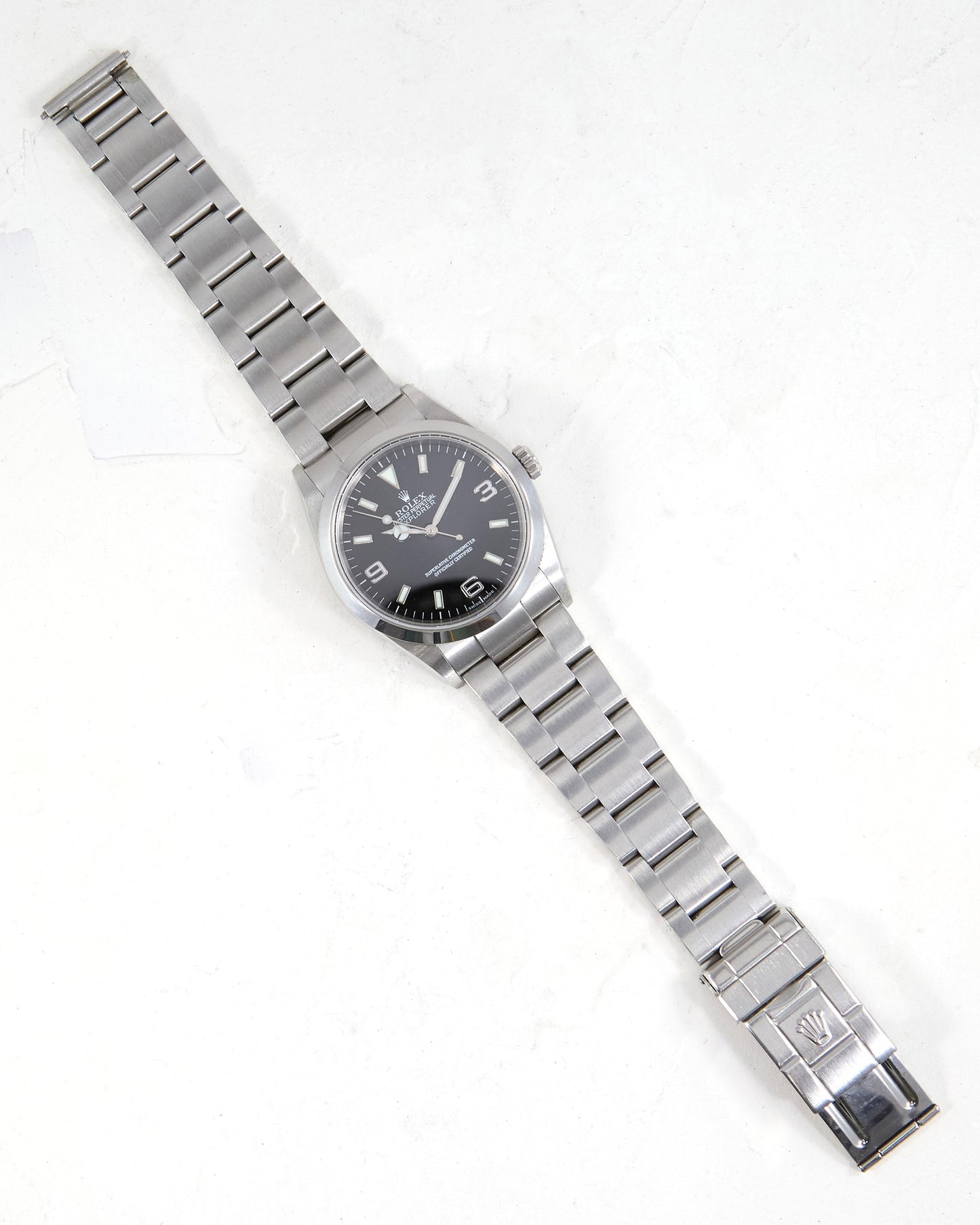 Rolex Explorer I Unpolished with Papers