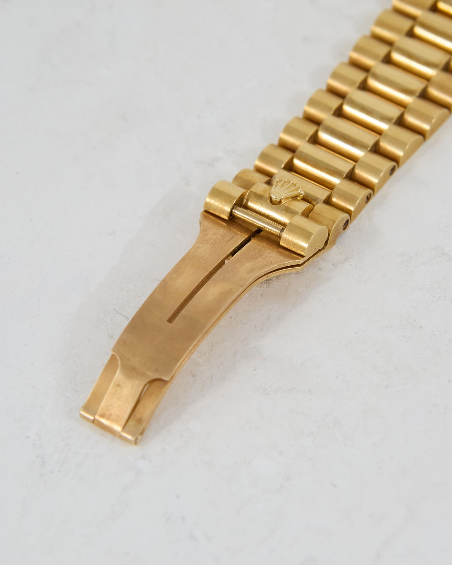 Rolex Day-Date Champagne Dial Unpolished with Service Papers