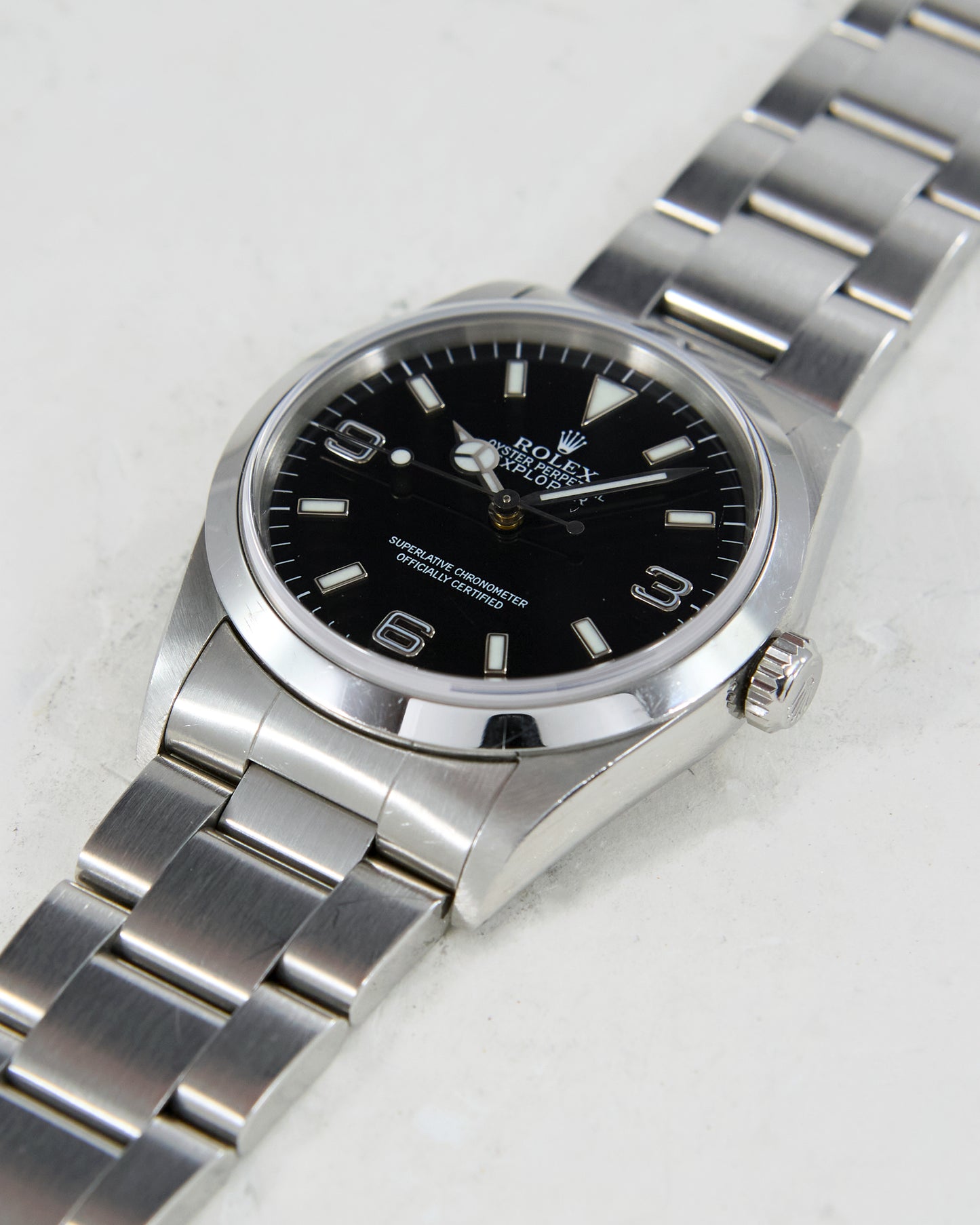 Rolex Explorer I "Swiss Only" Dial with Box & Papers