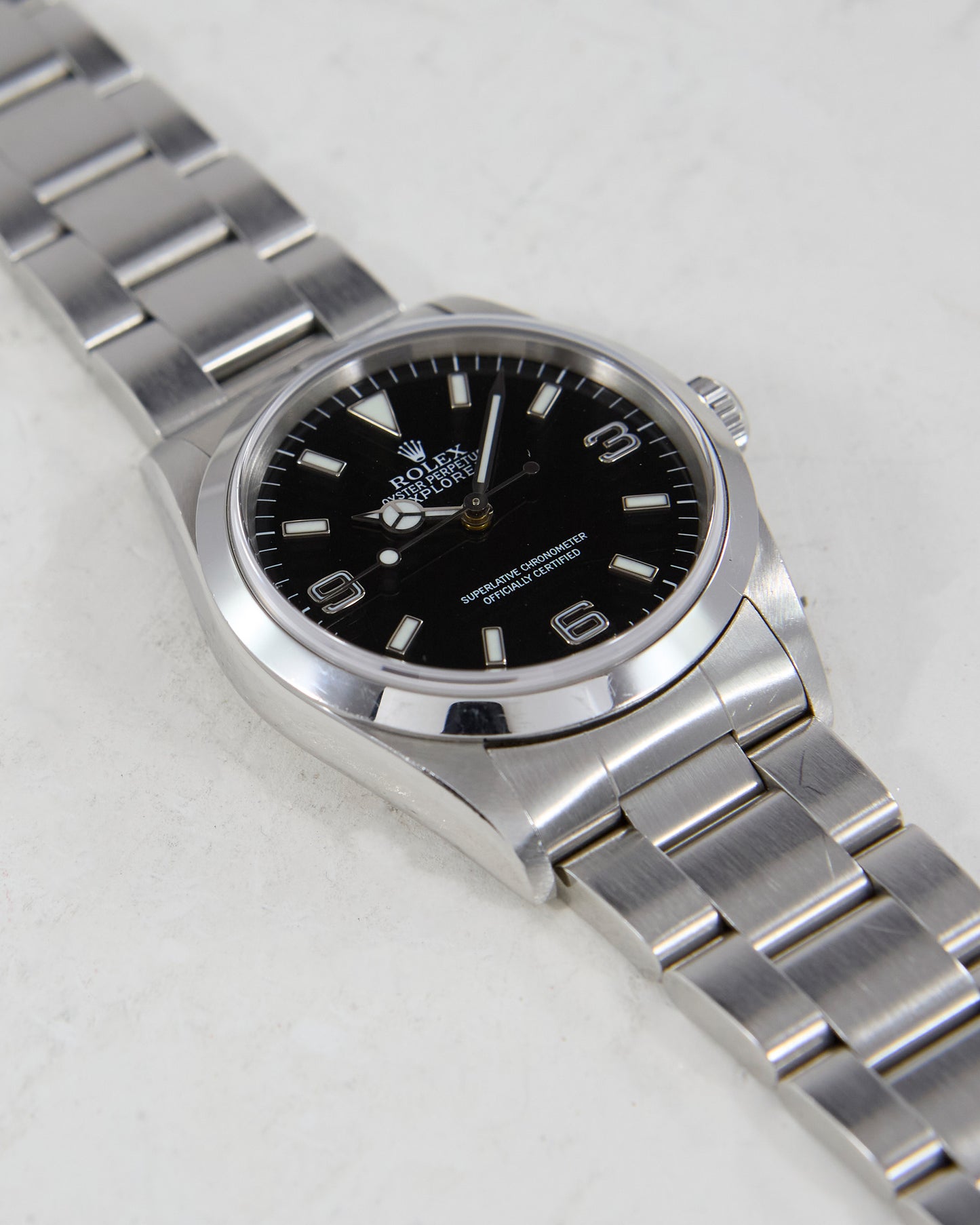 Rolex Explorer I "Swiss Only" Dial with Box & Papers