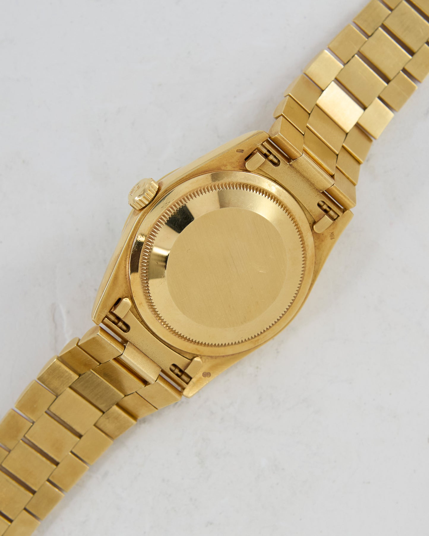 Rolex Day-Date Champagne Dial Unpolished with Service Papers