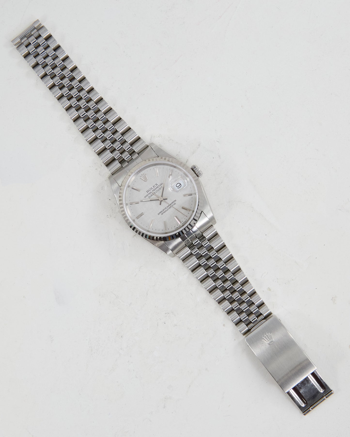 Rolex Datejust Linen Dial Unpolished