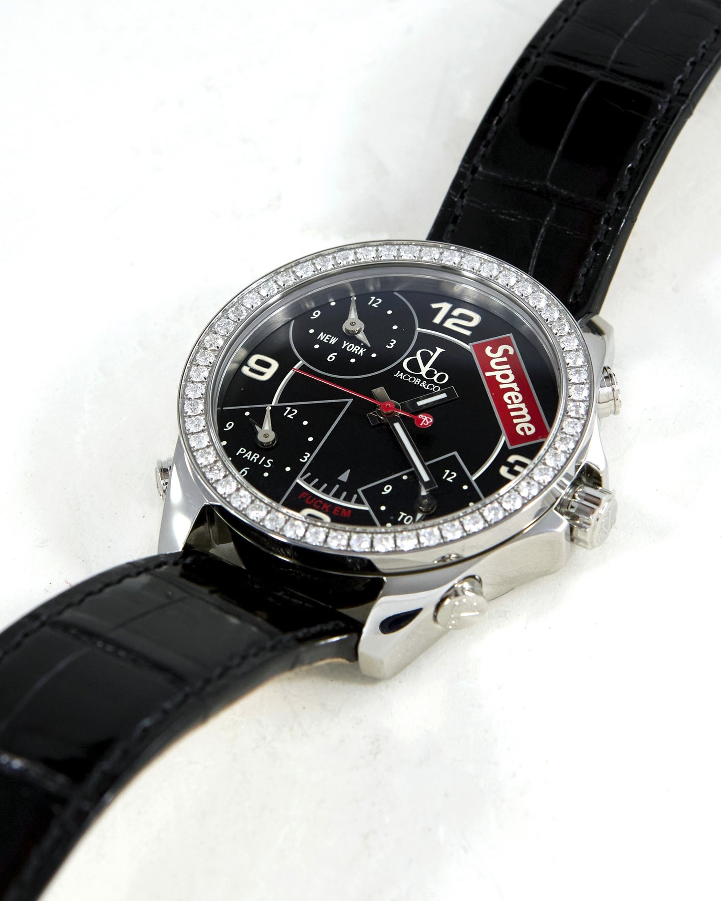 Jacob & Co Supreme Four Time Zone with Box & Papers Unworn Condition