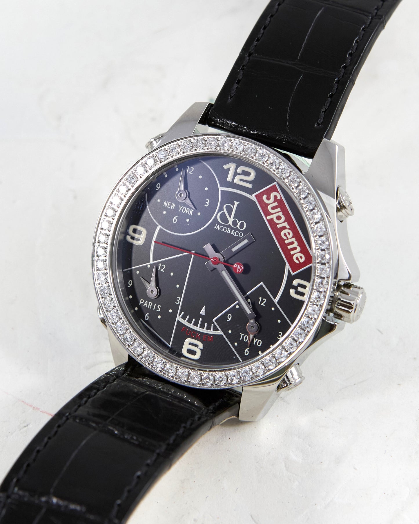 Jacob & Co Supreme Four Time Zone with Box & Papers Unworn Condition