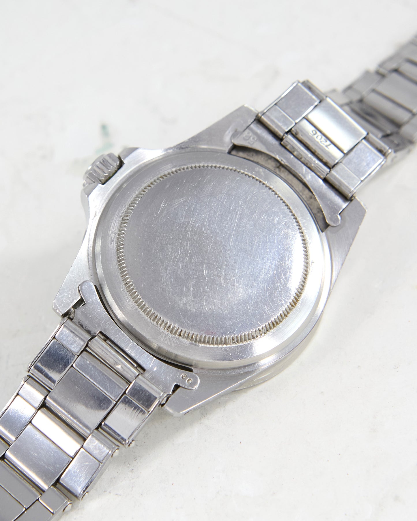 Rolex Submariner 5513 Meter First Dial with Faded Blue Bezel on Oyster Bracelet