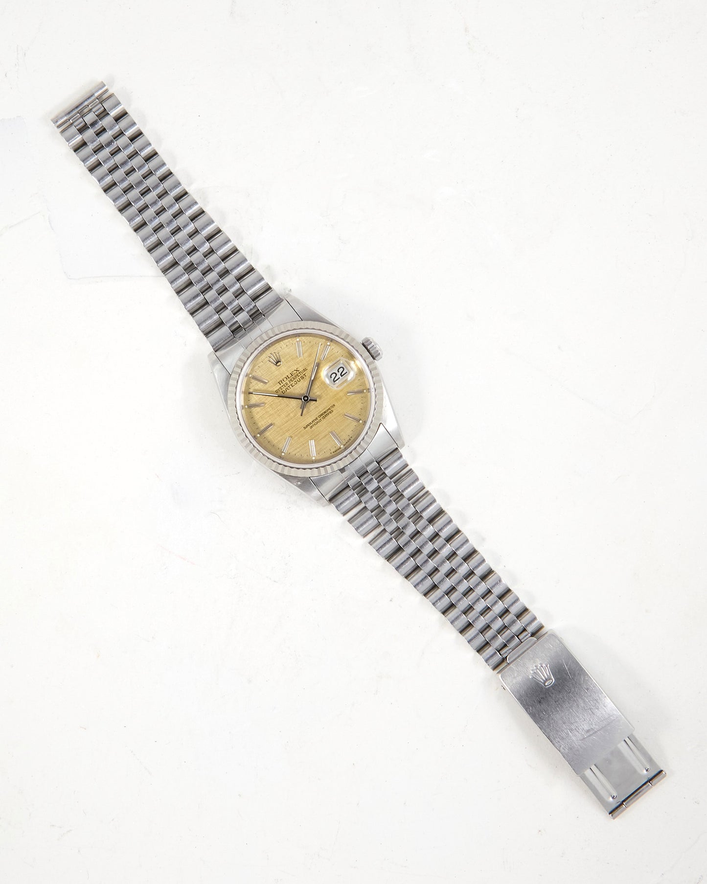 Rolex Datejust Tropical Linen Dial on Jubilee Bracelet