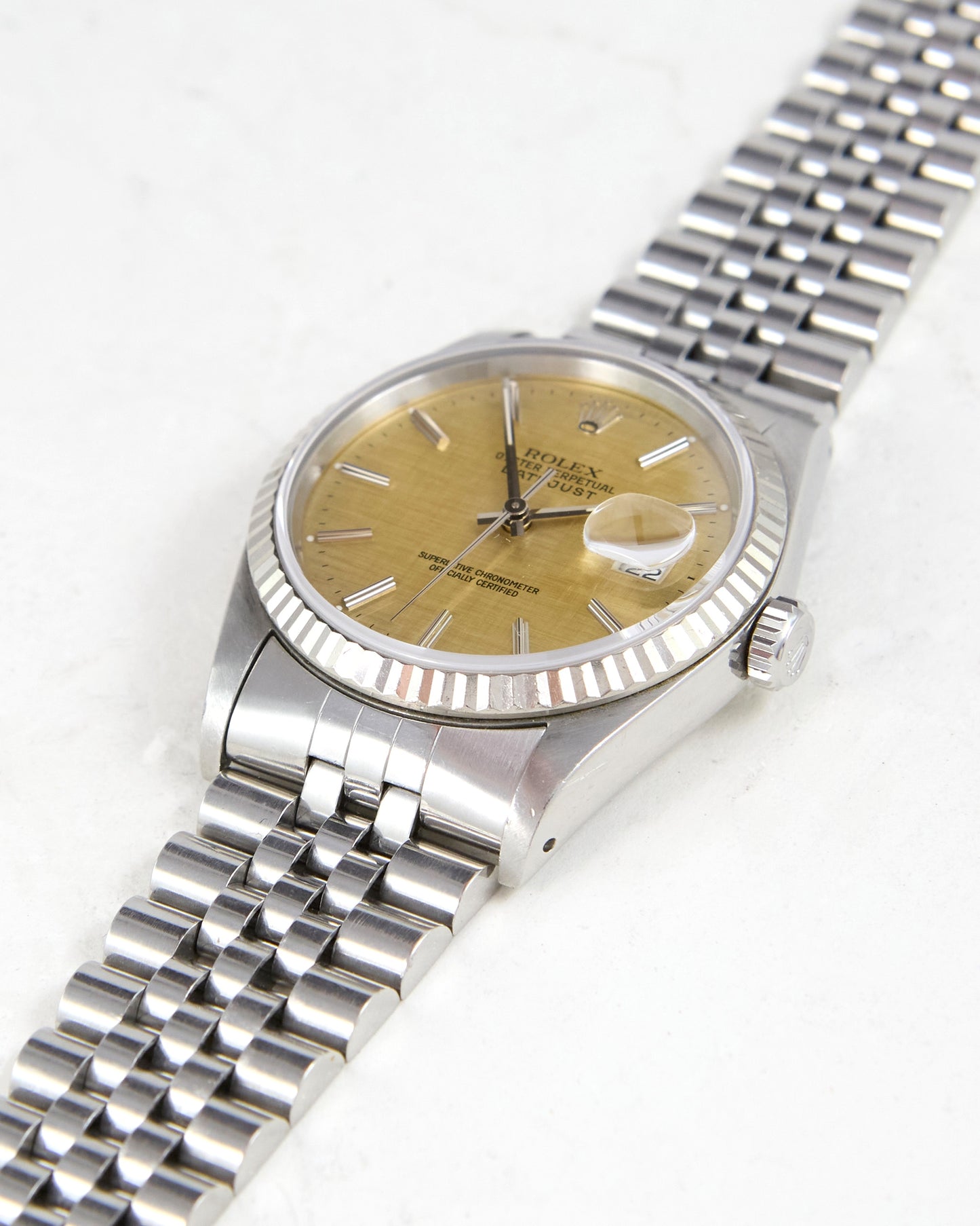 Rolex Datejust Tropical Linen Dial on Jubilee Bracelet