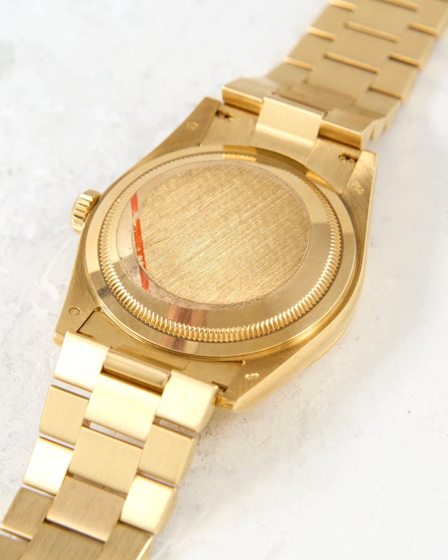 Rolex Day-Date 118208 Green Dial Smooth Bezel in Yellow Gold with Box & Papers