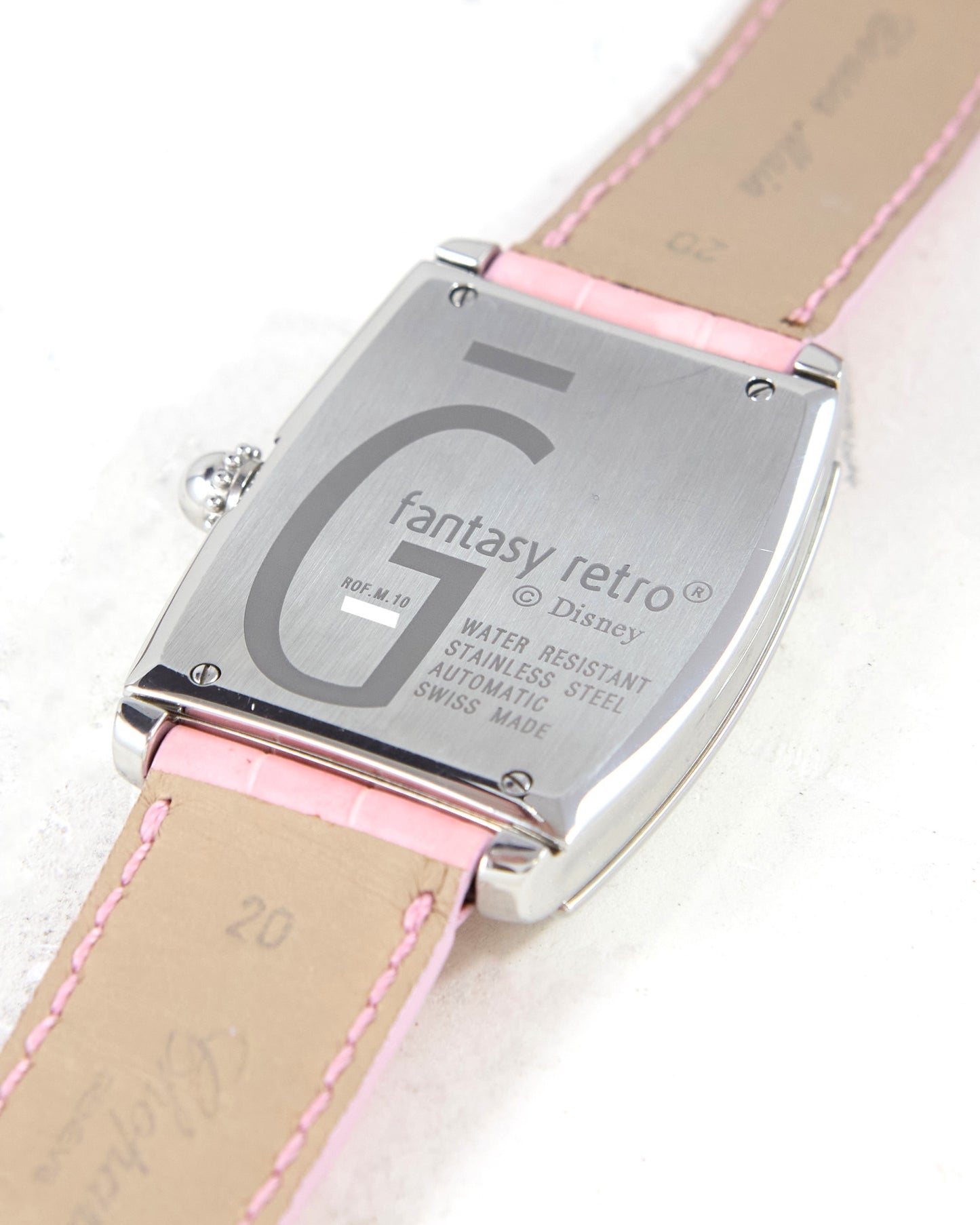 Gerald Genta Fantasy Retro Jump Hour ROF.M.10 Mickey Mouse Pearl Dial Automatic in Steel Case