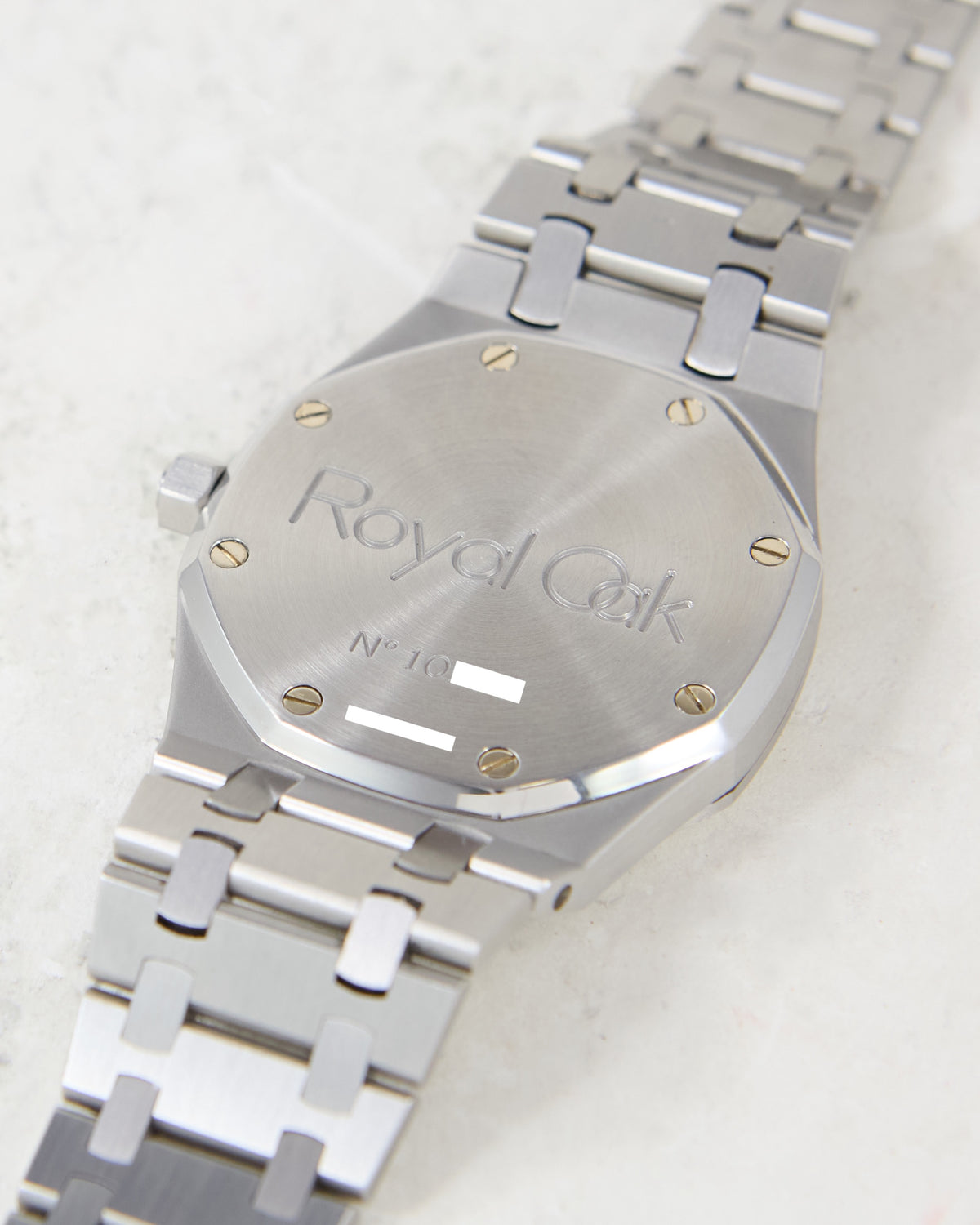 Audemars Piguet Royal Oak 14790ST White Dial in Steel Case and Bracelet with Extract of Archives