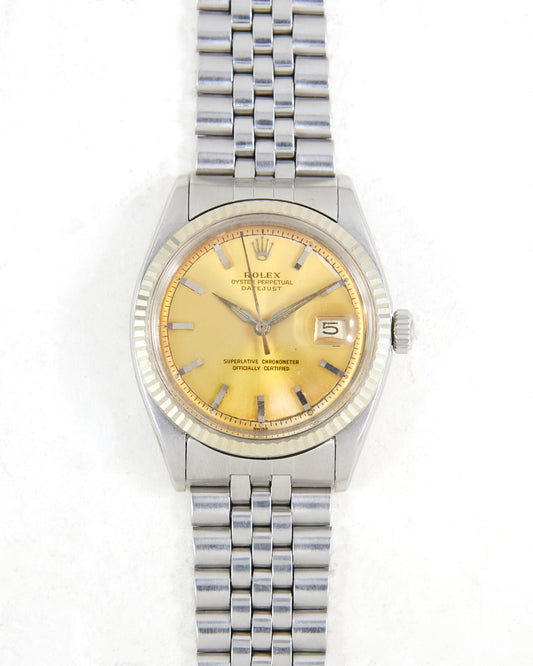 Rolex Datejust 1601 Tropical "Swiss Only" Dial with Alpha Hands on Jubilee Bracelet