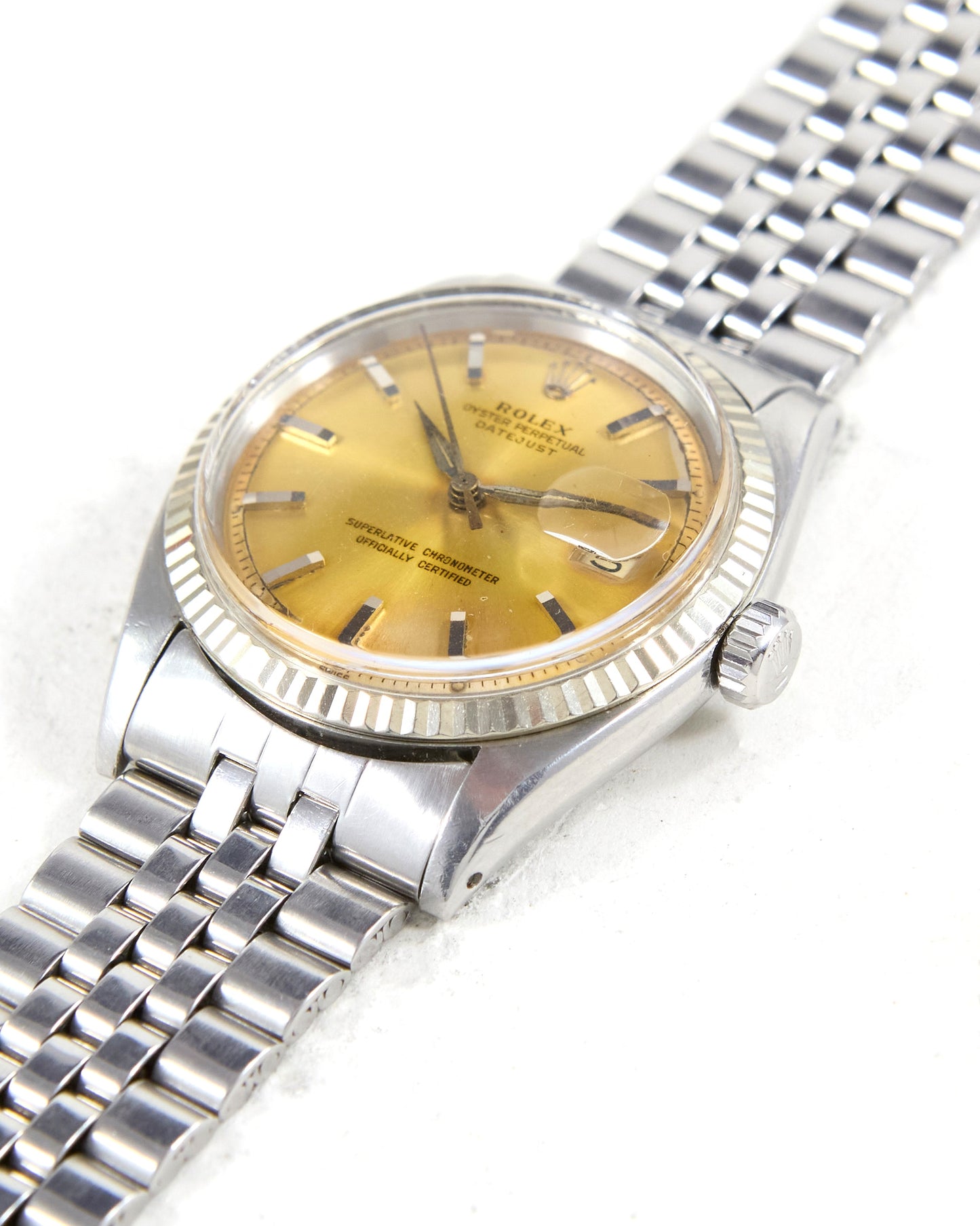 Rolex Datejust 1601 Tropical "Swiss Only" Dial with Alpha Hands on Jubilee Bracelet