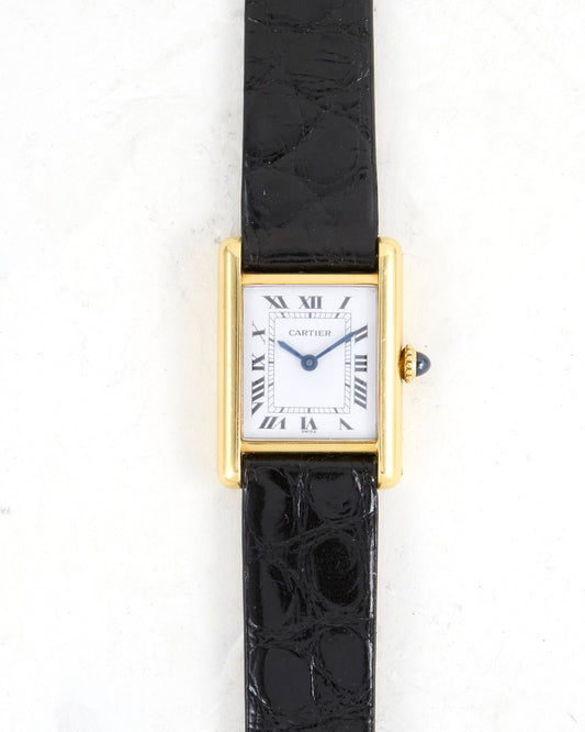 Cartier Tank Louis Small Size in Yellow Gold Case