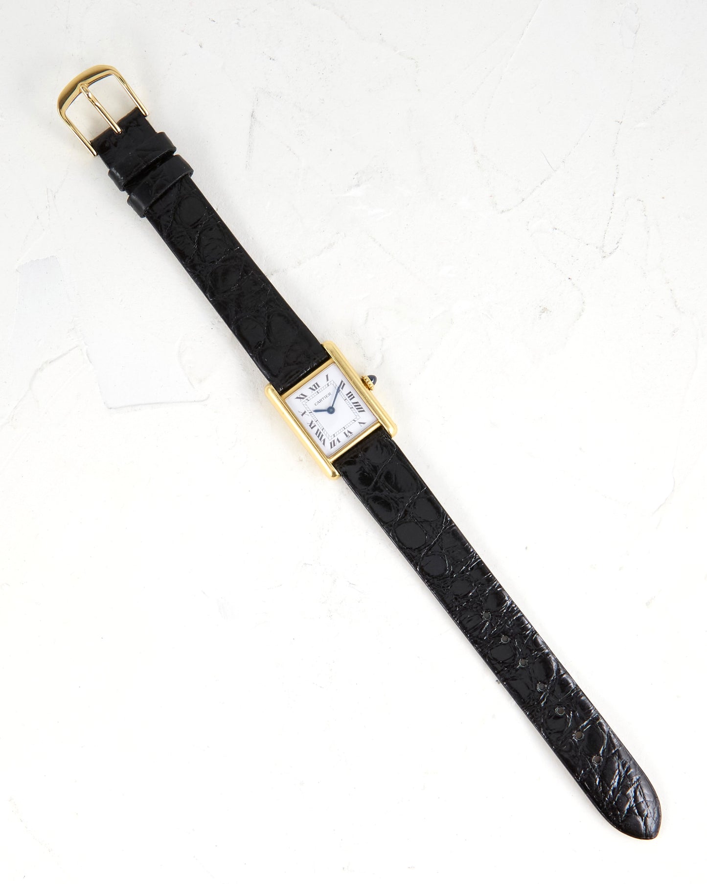 Cartier Tank Louis Small Size in Yellow Gold Case