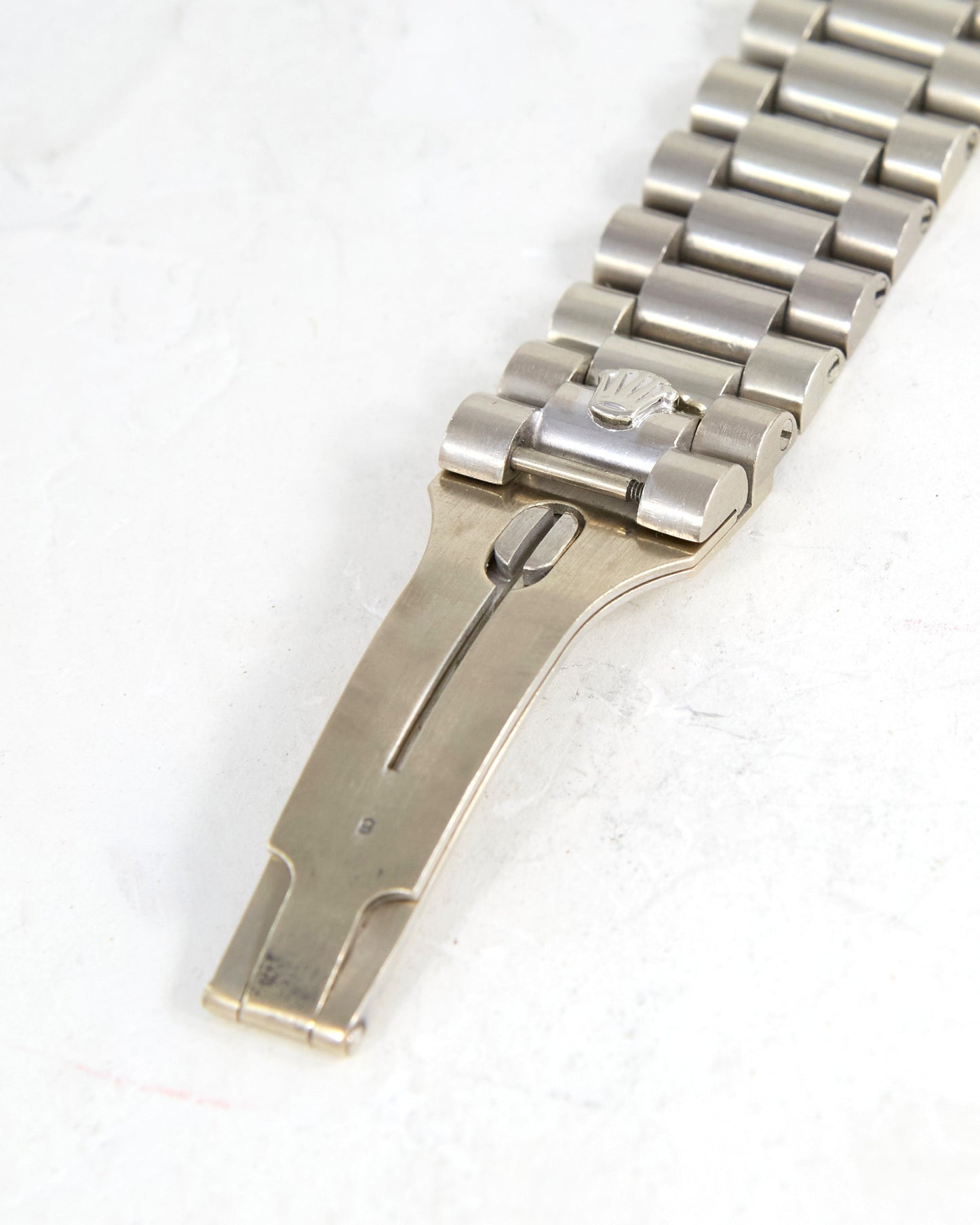 Rolex Day-Date Ghost Dial French Calendar in White Gold Case and Bracelet