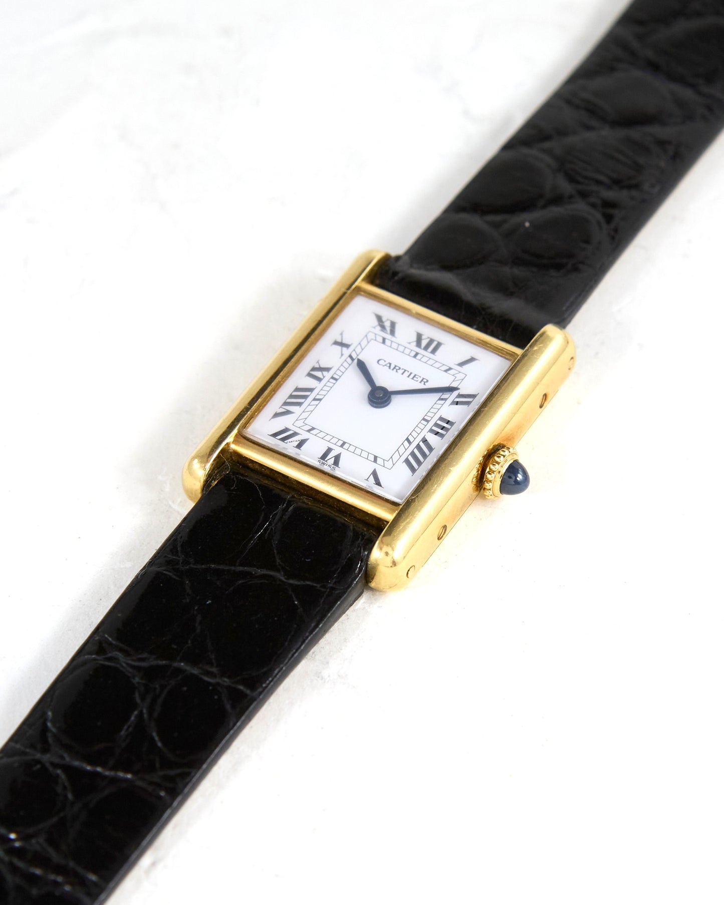 Cartier Tank Louis Small Size in Yellow Gold Case
