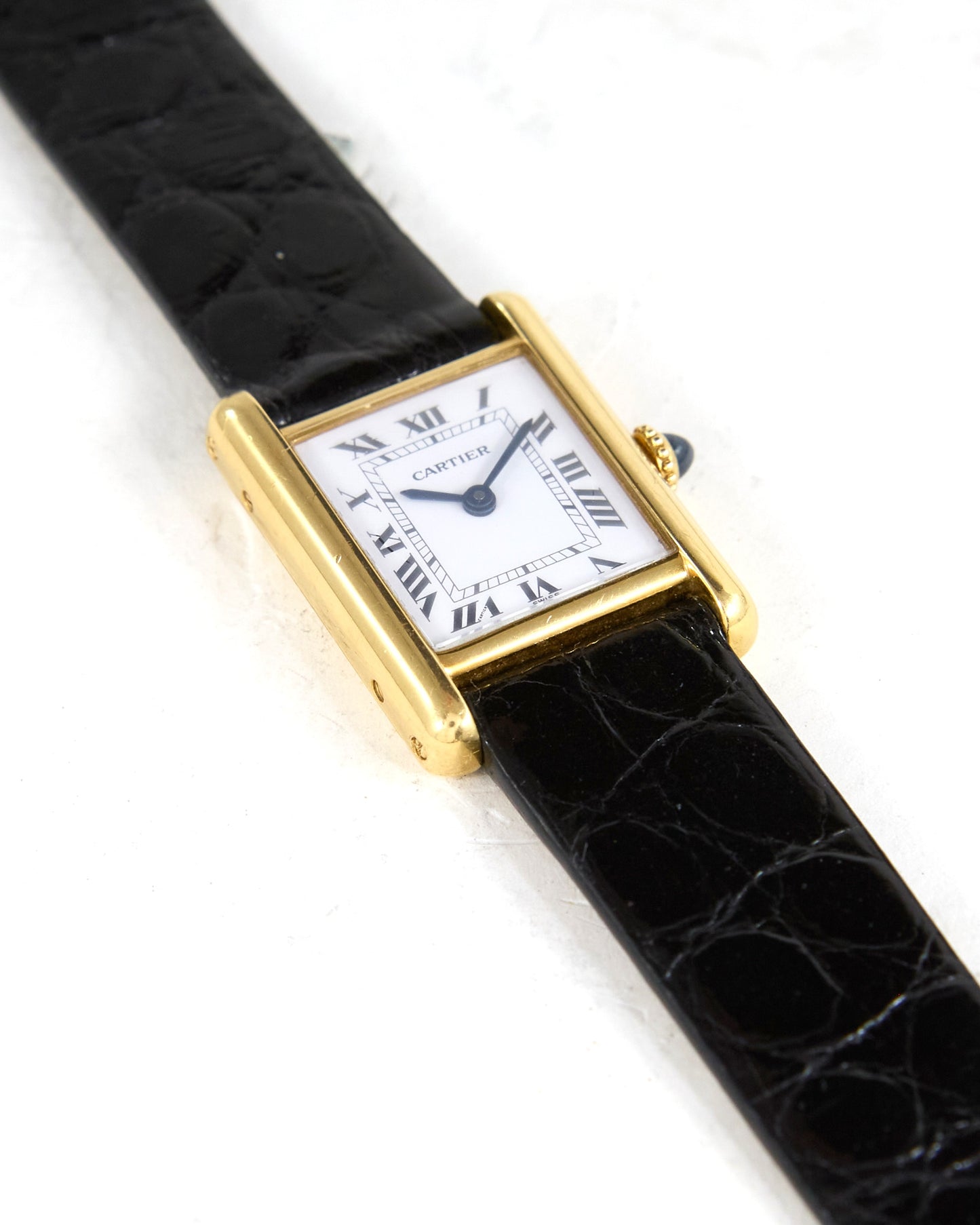 Cartier Tank Louis Small Size in Yellow Gold Case