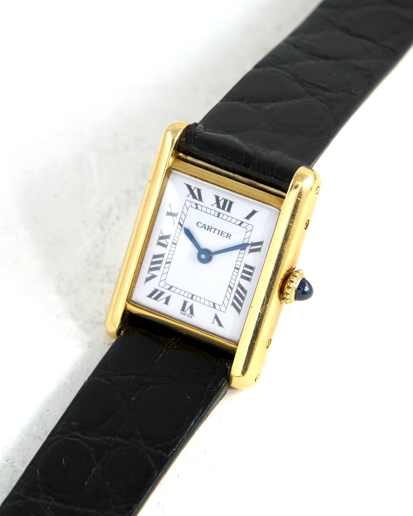 Cartier Tank Louis Small Size in Yellow Gold Case
