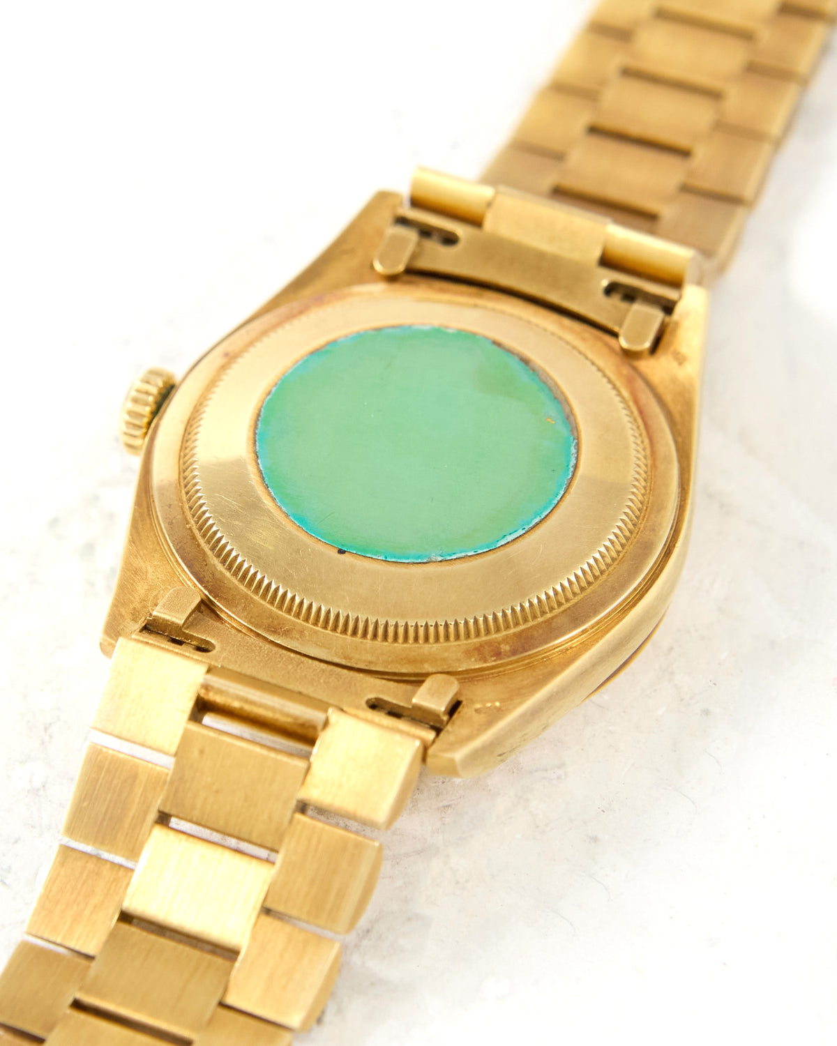 Rolex Day-Date 18238 Havana Dial in Yellow Gold Case and Bracelet - Unpolished